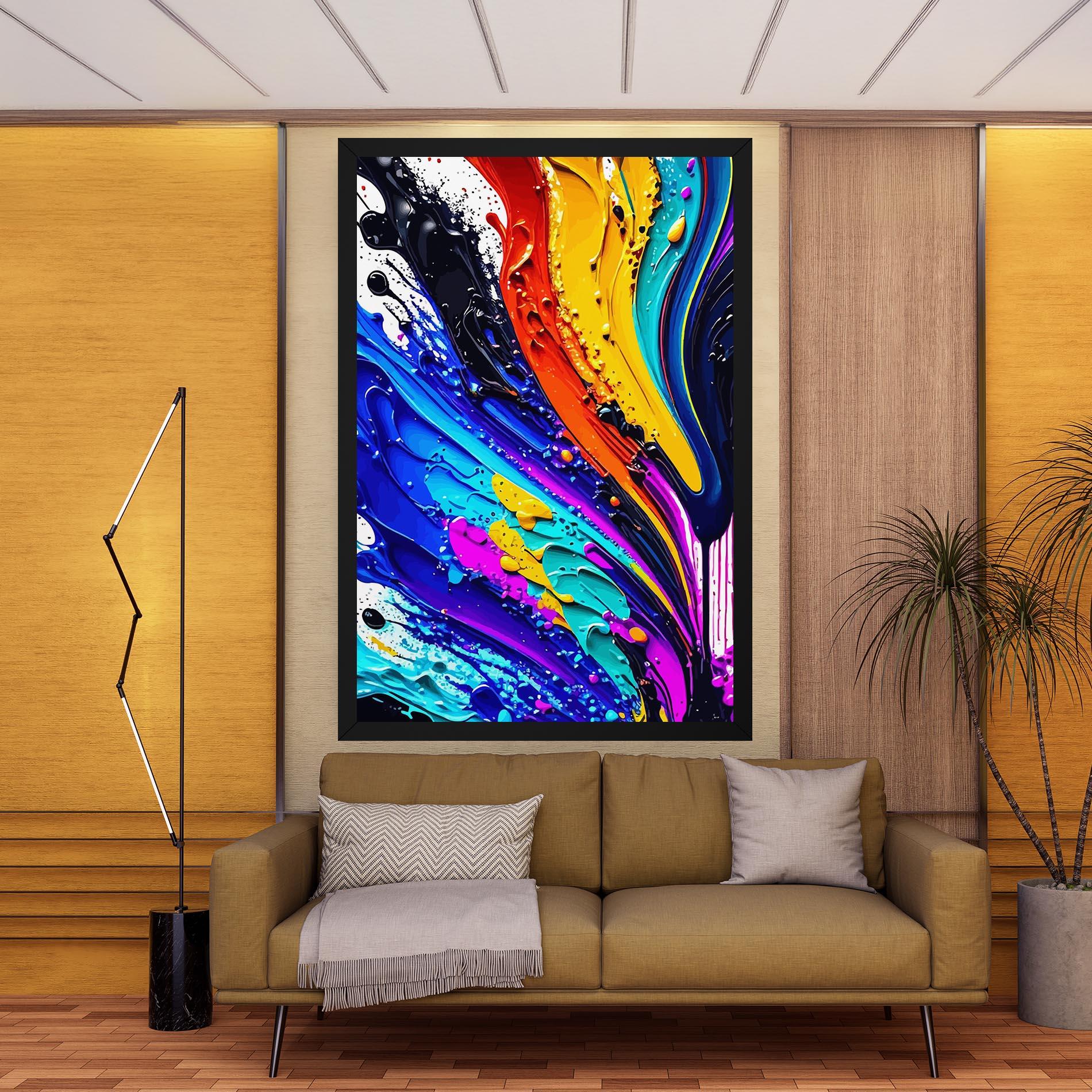 Leinwandbild Beautiful Splash mockup 9