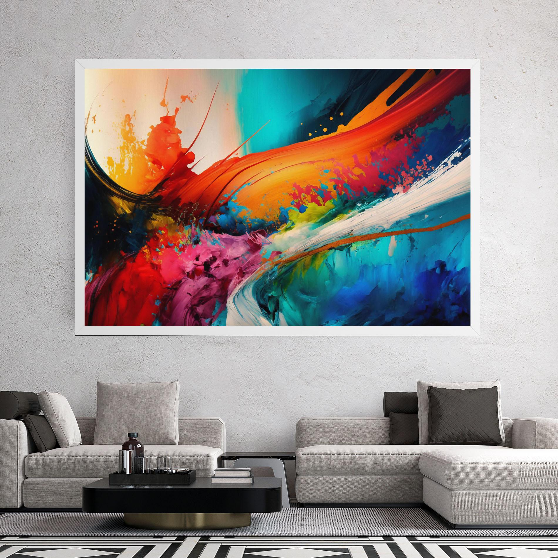 Leinwandbild Art Brush Strokes mockup 2