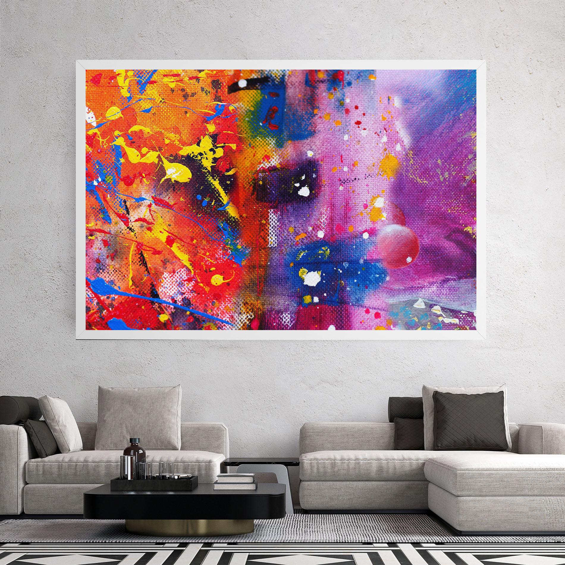 Leinwandbild Art Panorama mockup 2