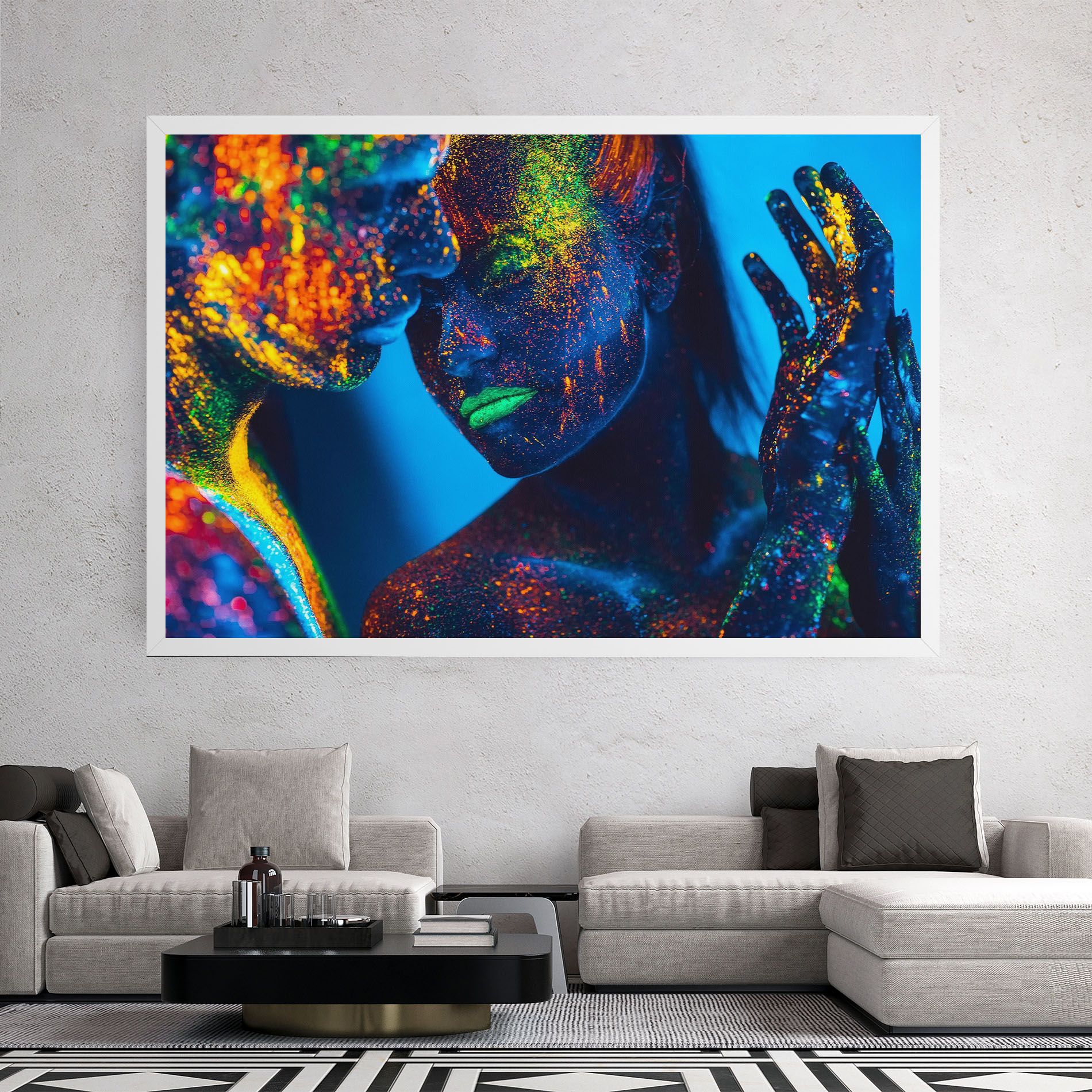 Fluorescent Couple mockup 2