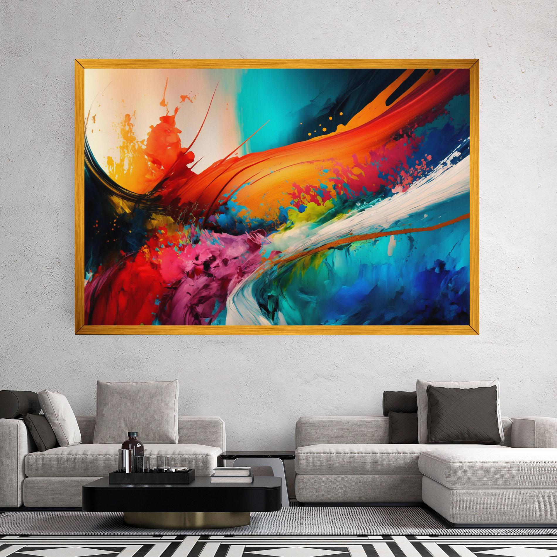 Leinwandbild Art Brush Strokes mockup 2