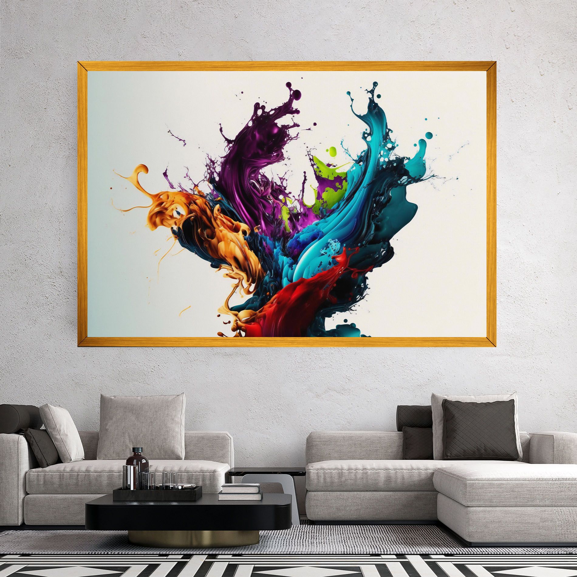 Dark Purple Splash mockup 2