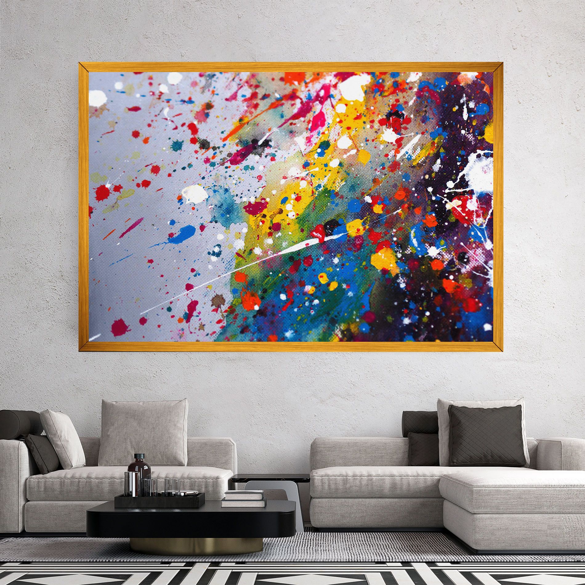 Watercolor Drops mockup 2