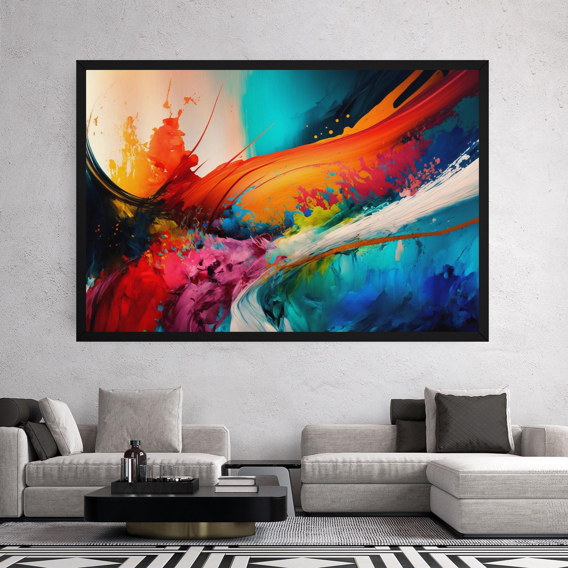 Leinwandbild Art Brush Strokes mockup 2