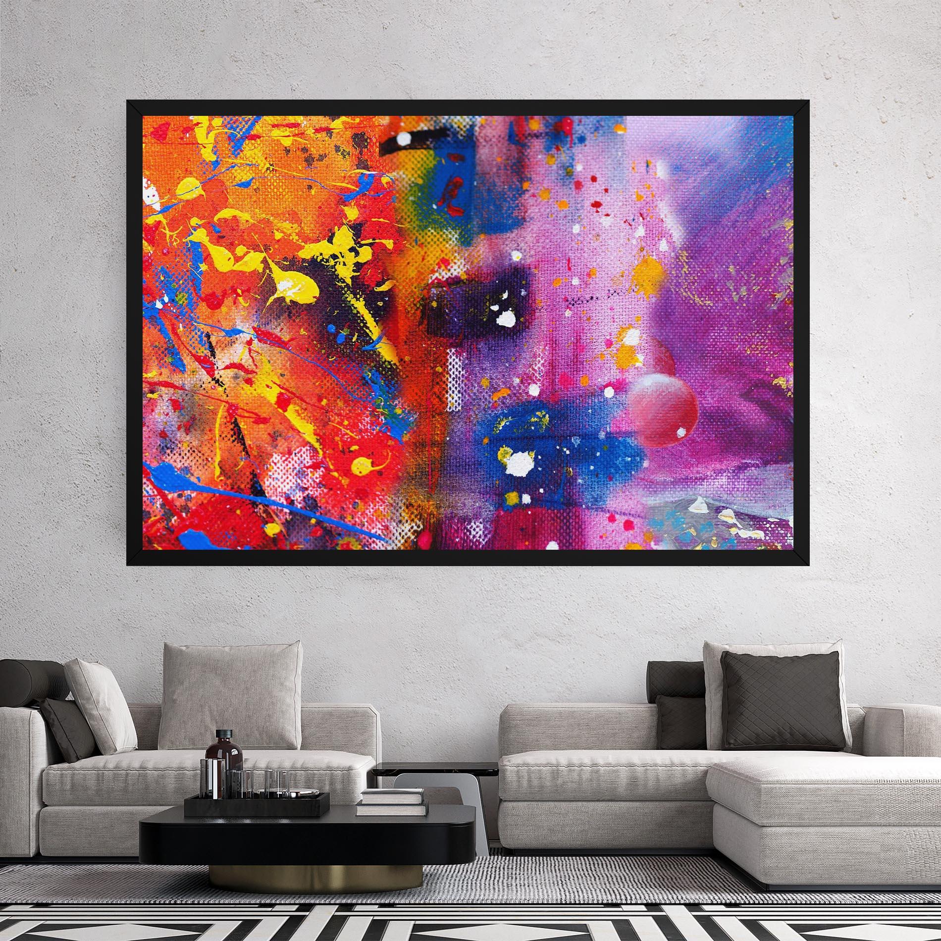 Leinwandbild Art Panorama mockup 2