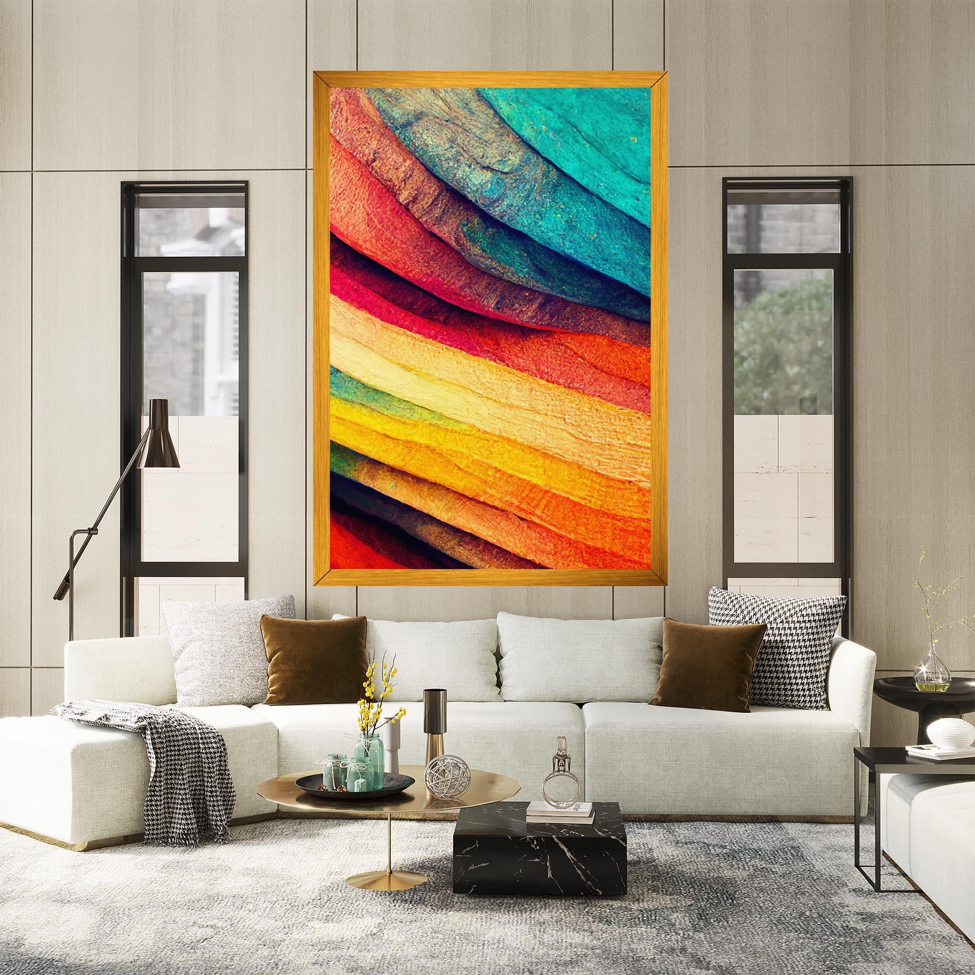 Leinwandbild Autumn Abstract Color mockup 2