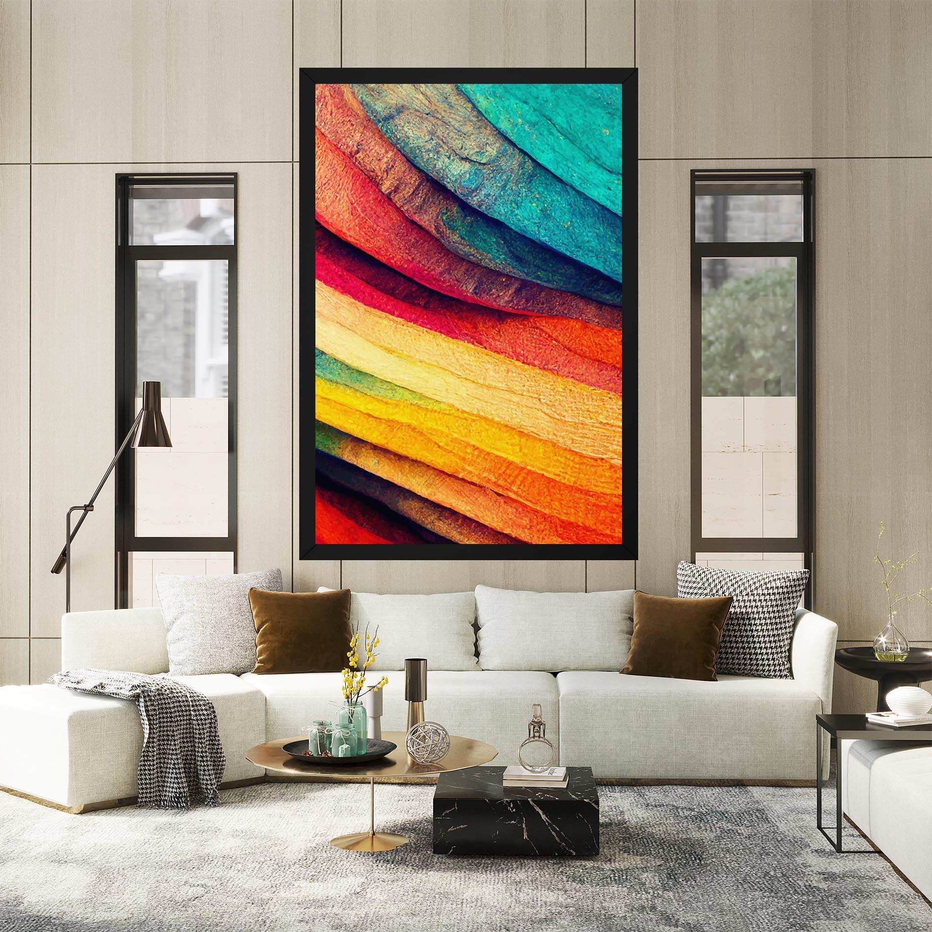 Leinwandbild Autumn Abstract Color mockup 2