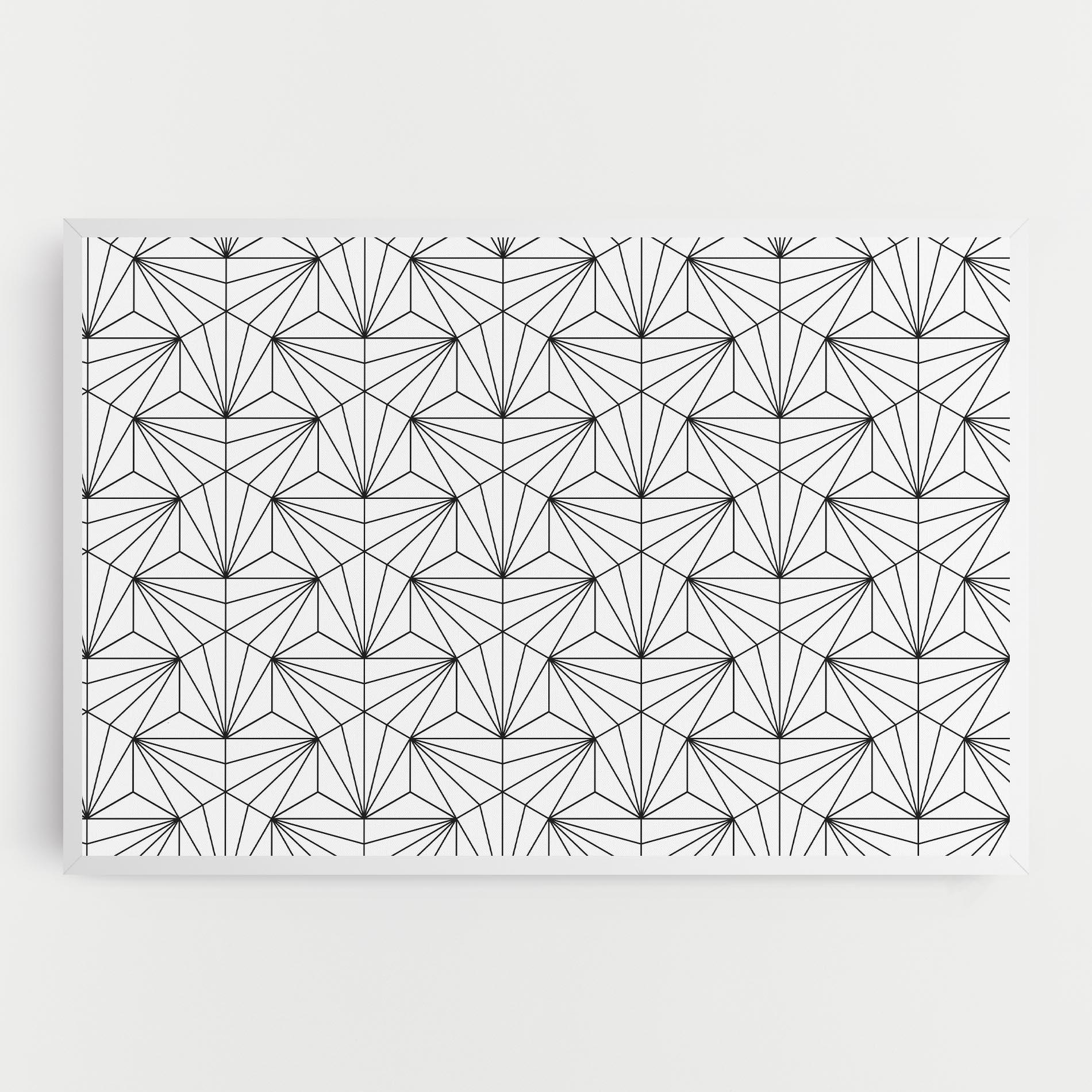 Leinwandbild Black Triangle mockup 0