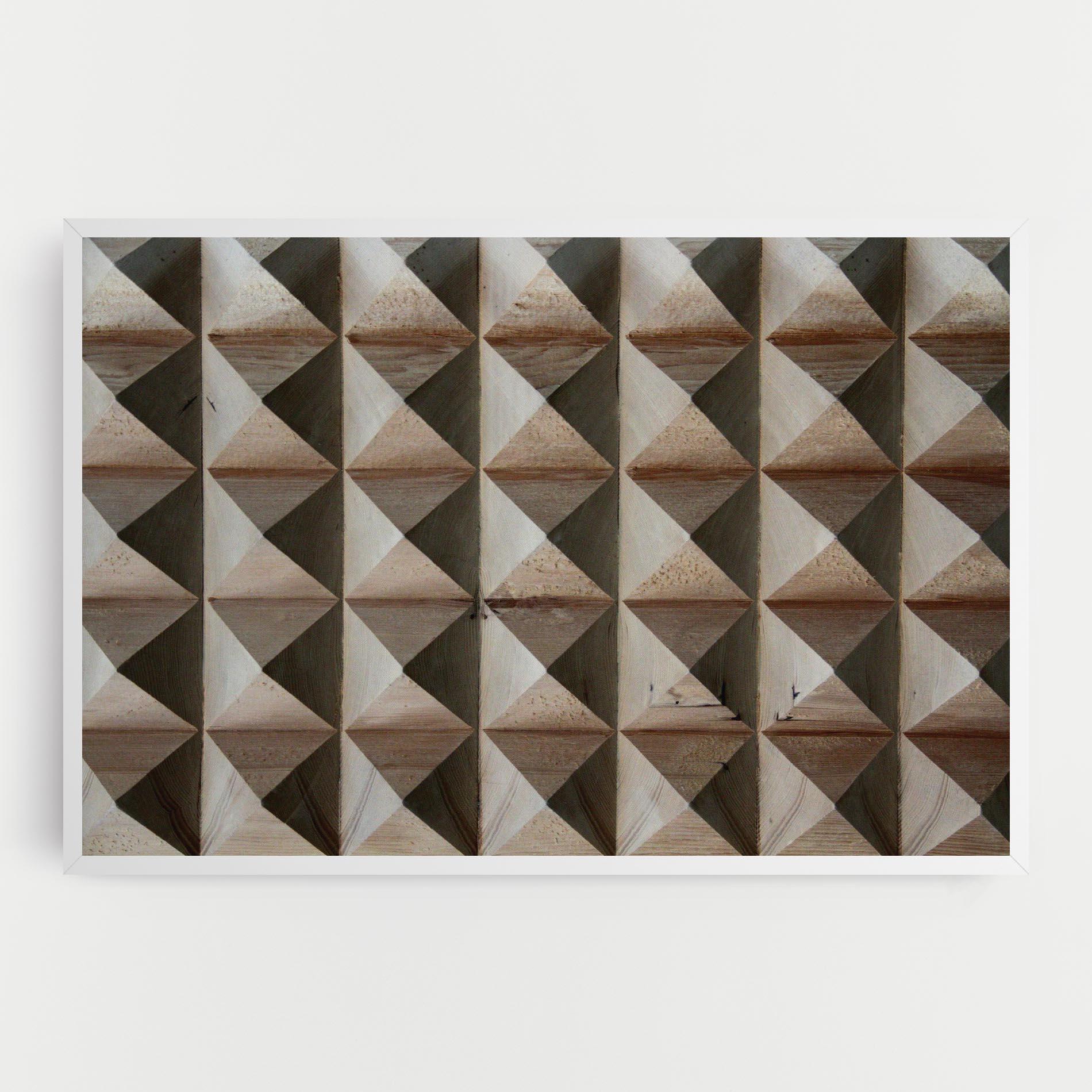 Leinwandbild Cream Pyramid mockup 0