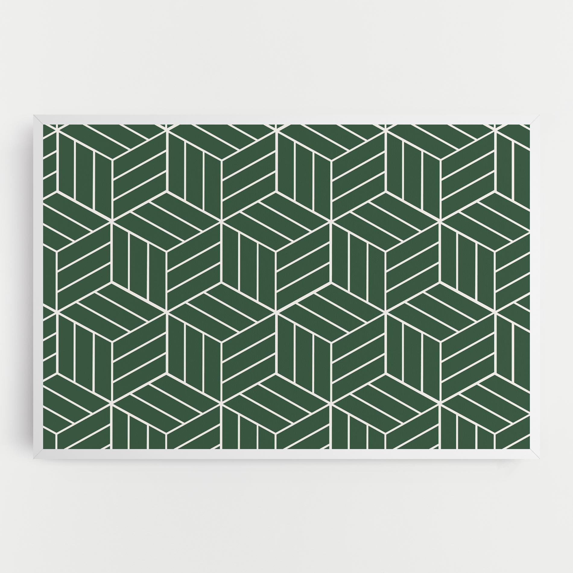 Leinwandbild Green Square mockup 0
