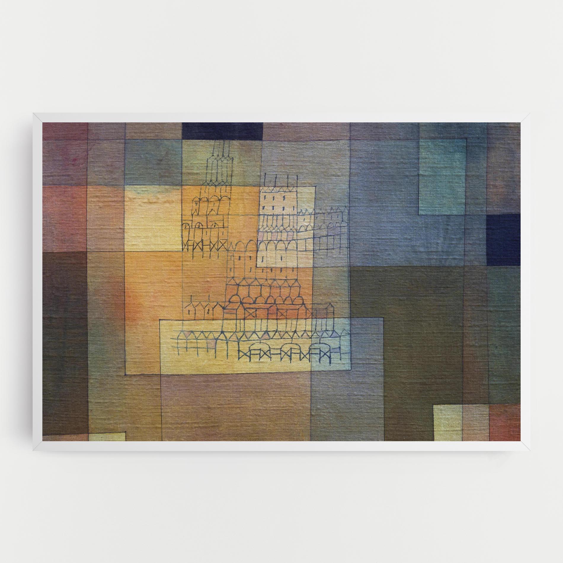 Leinwandbild Water Color Square mockup 0