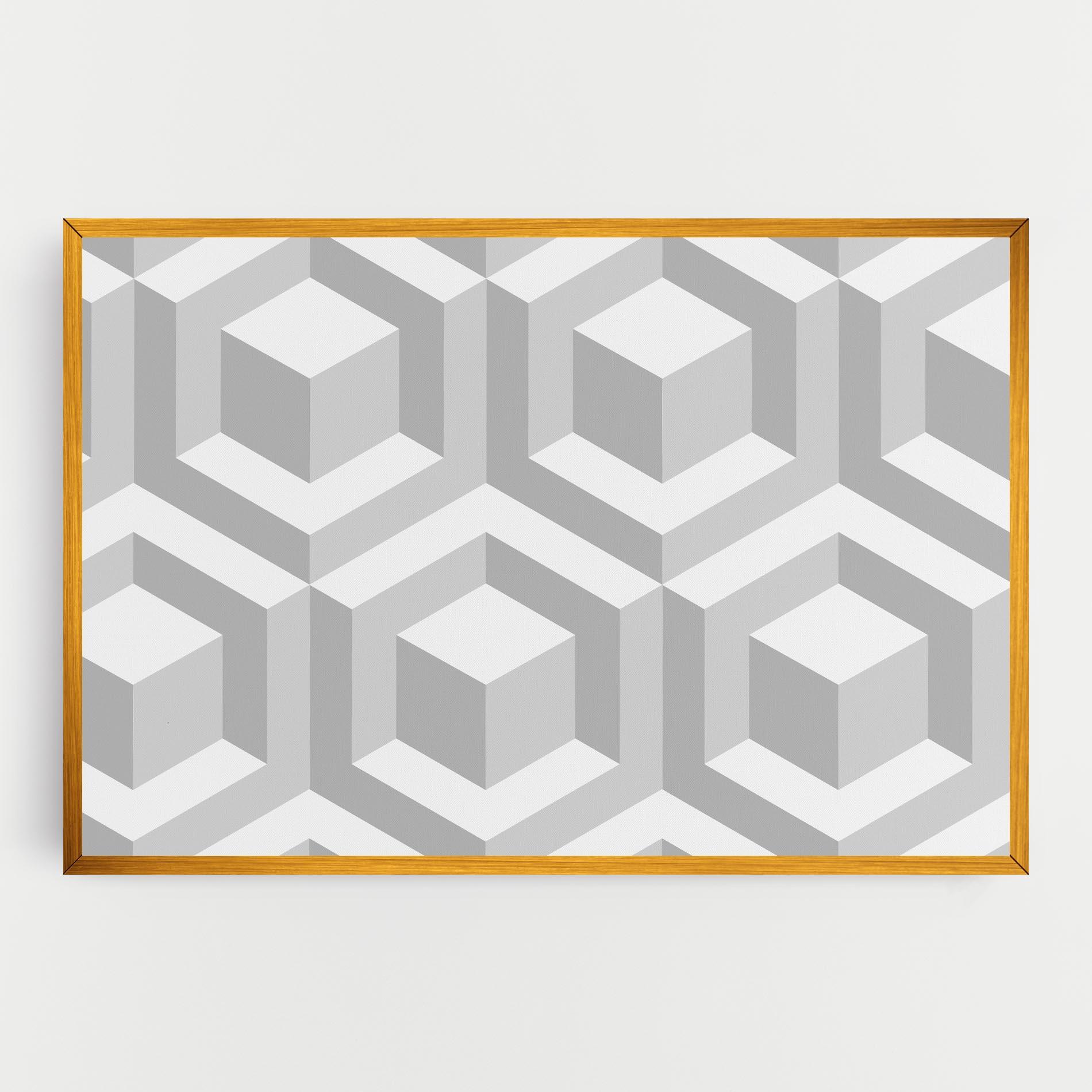 Leinwandbild 3d Square mockup 0