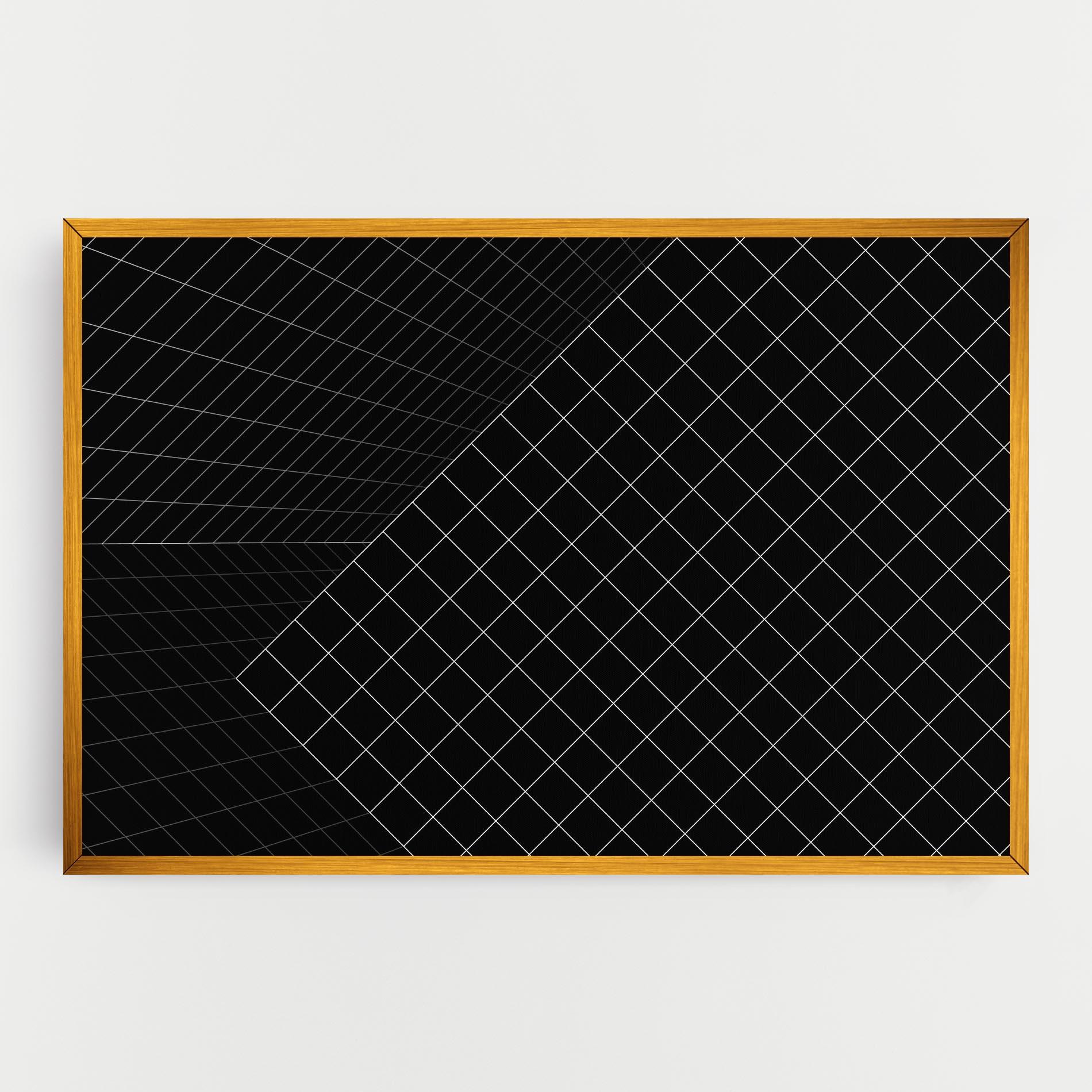 Leinwandbild Black Square mockup 0