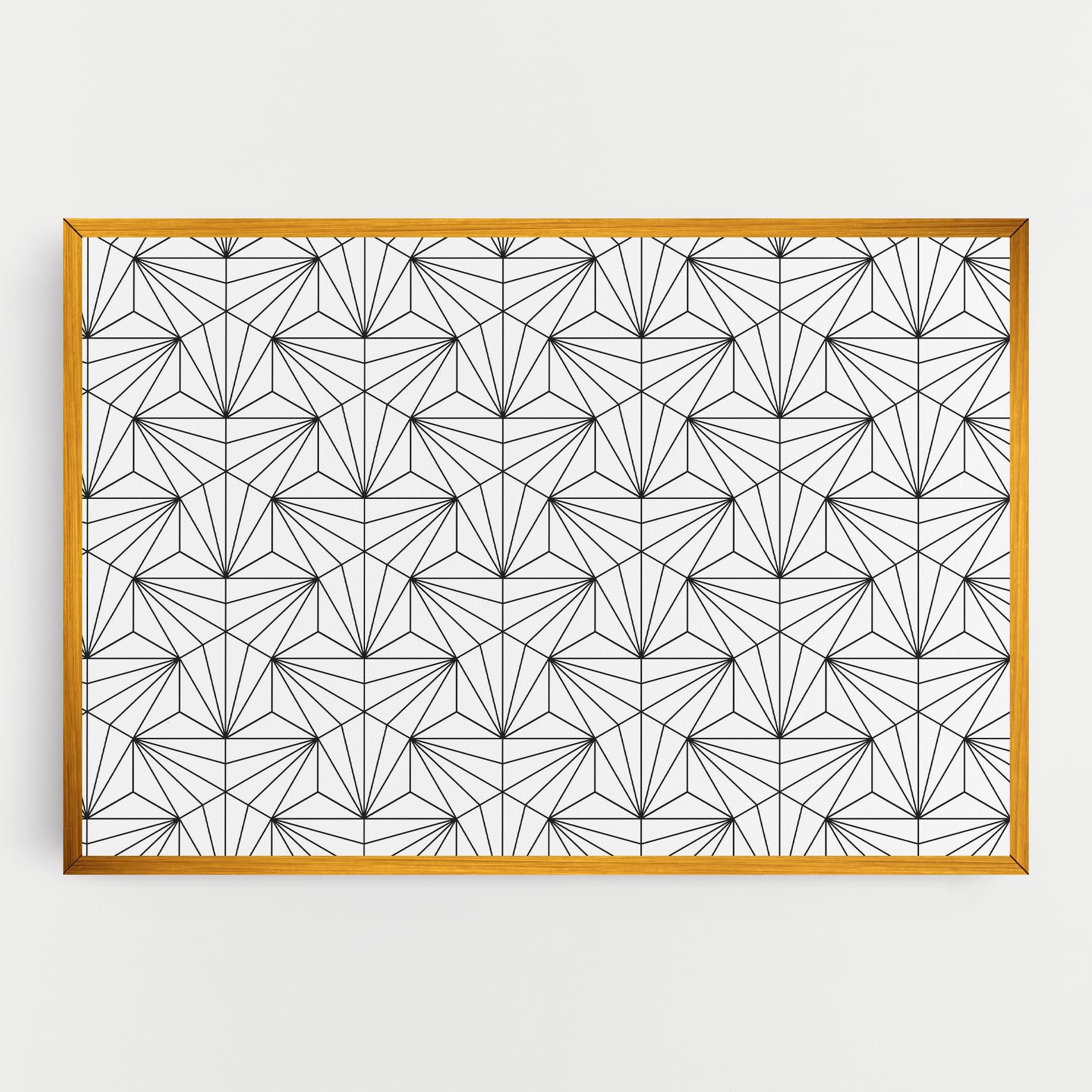 Leinwandbild Black Triangle mockup 0