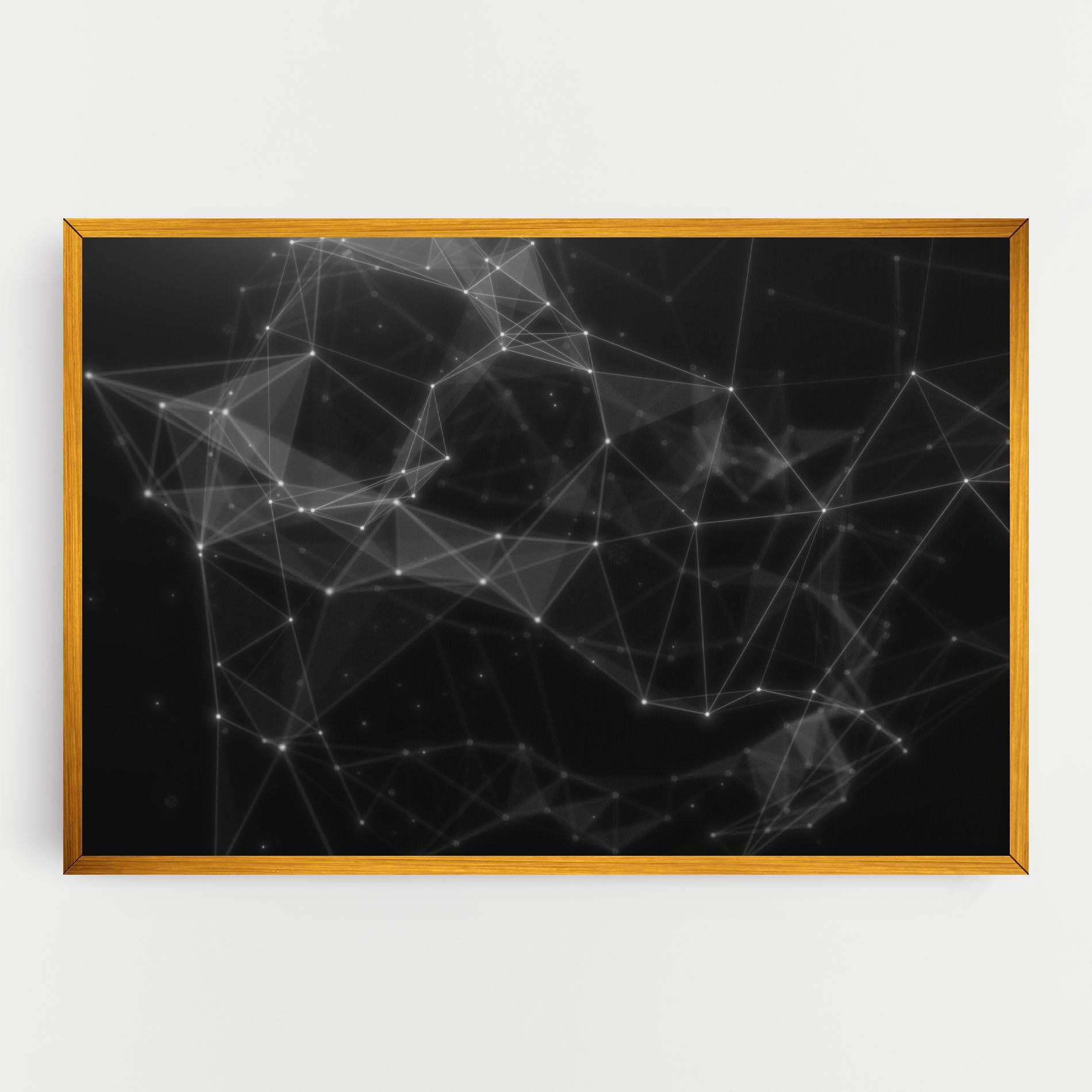Leinwandbild Connecting Lines mockup 0
