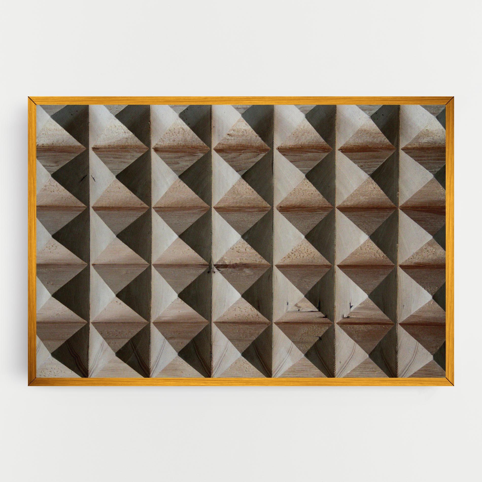 Leinwandbild Cream Pyramid mockup 0