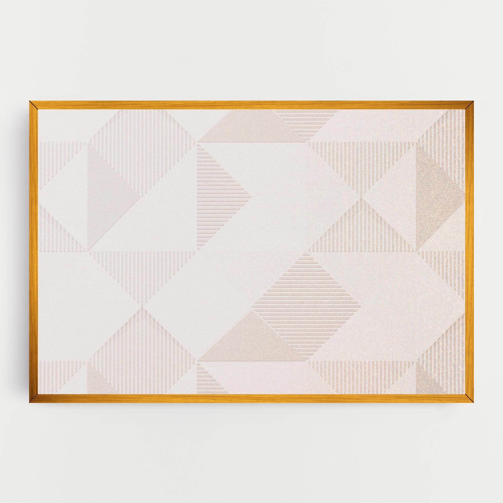 Leinwandbild Light Cream Rhombus mockup 0