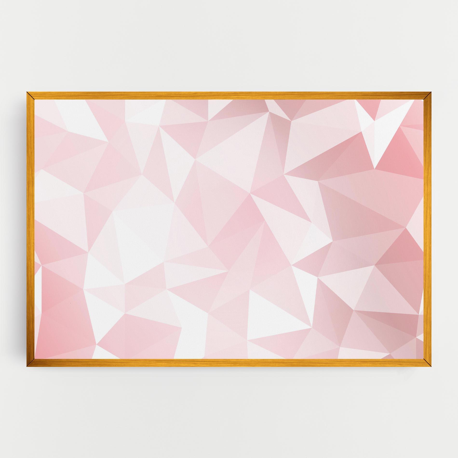 Leinwandbild Pink Triangle mockup 0