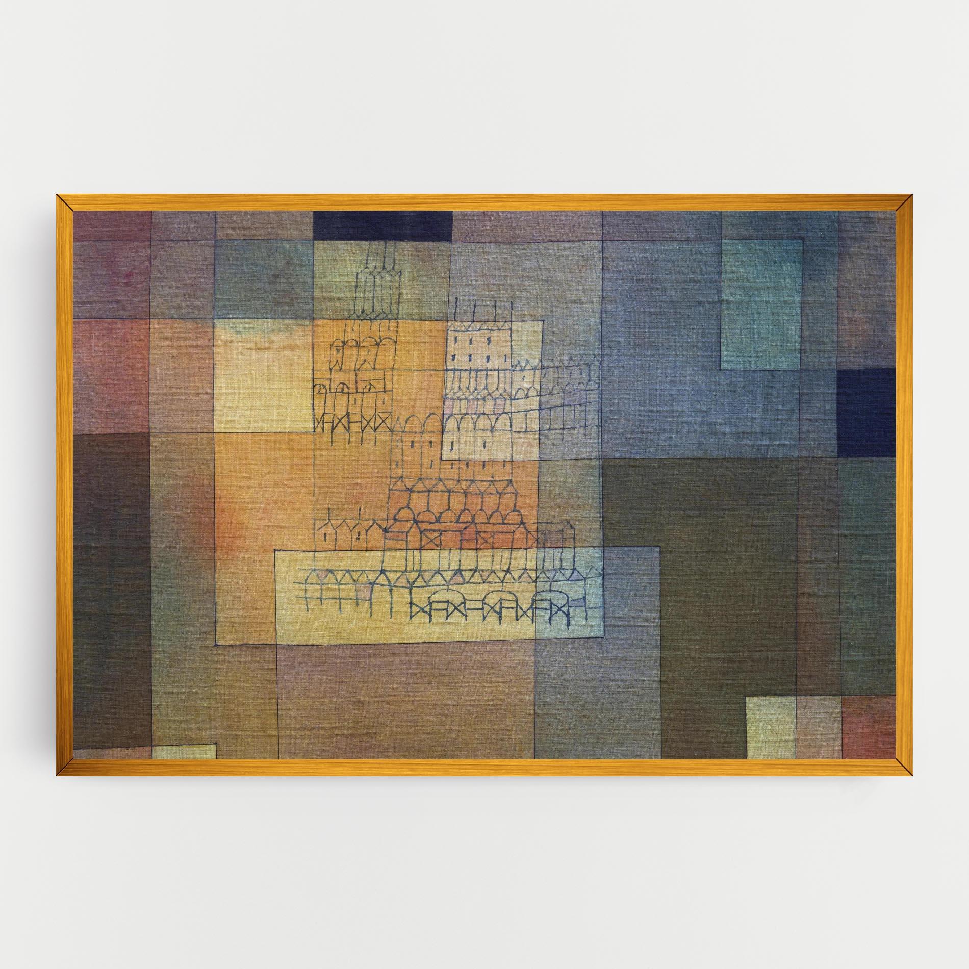 Leinwandbild Water Color Square mockup 0