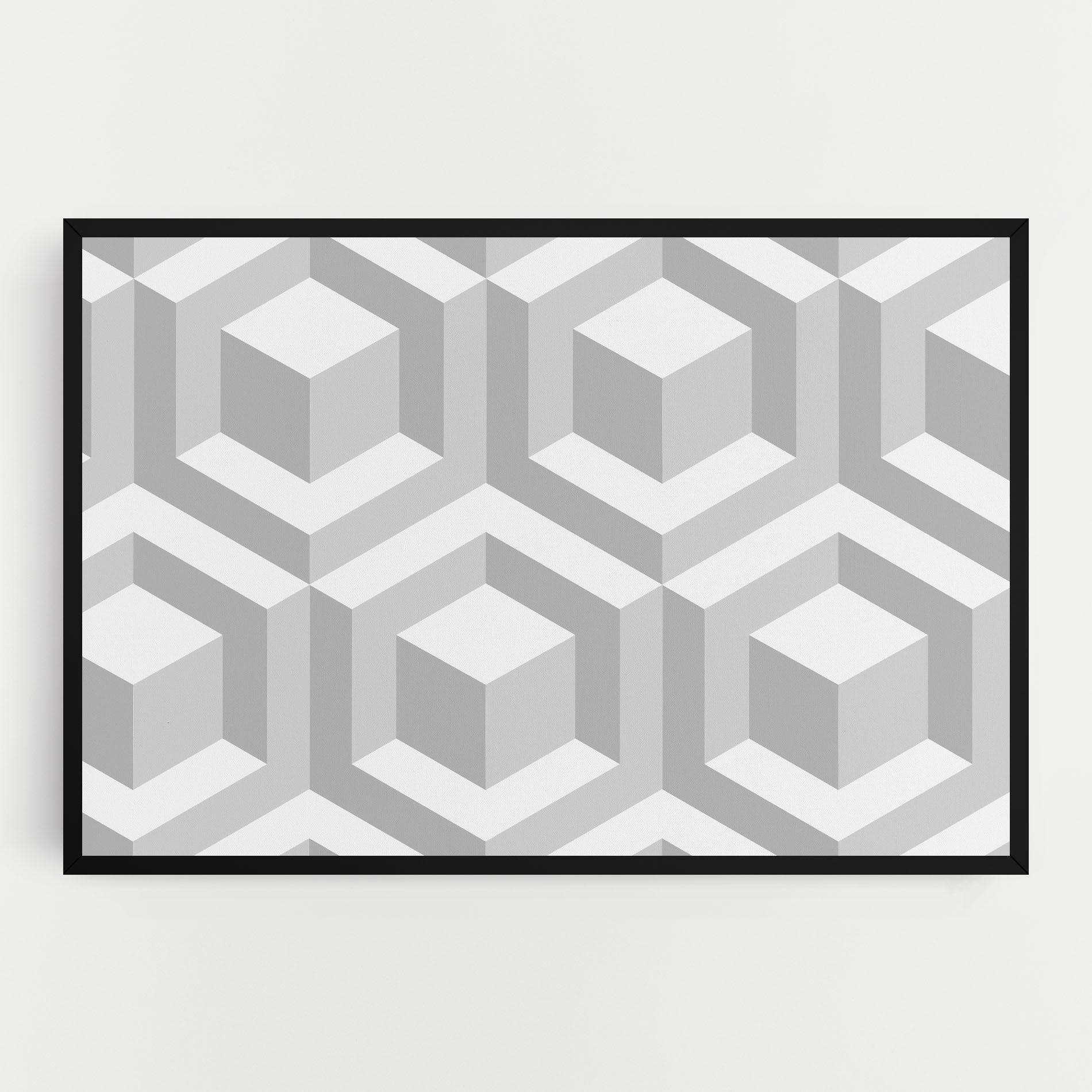 Leinwandbild 3d Square mockup 0