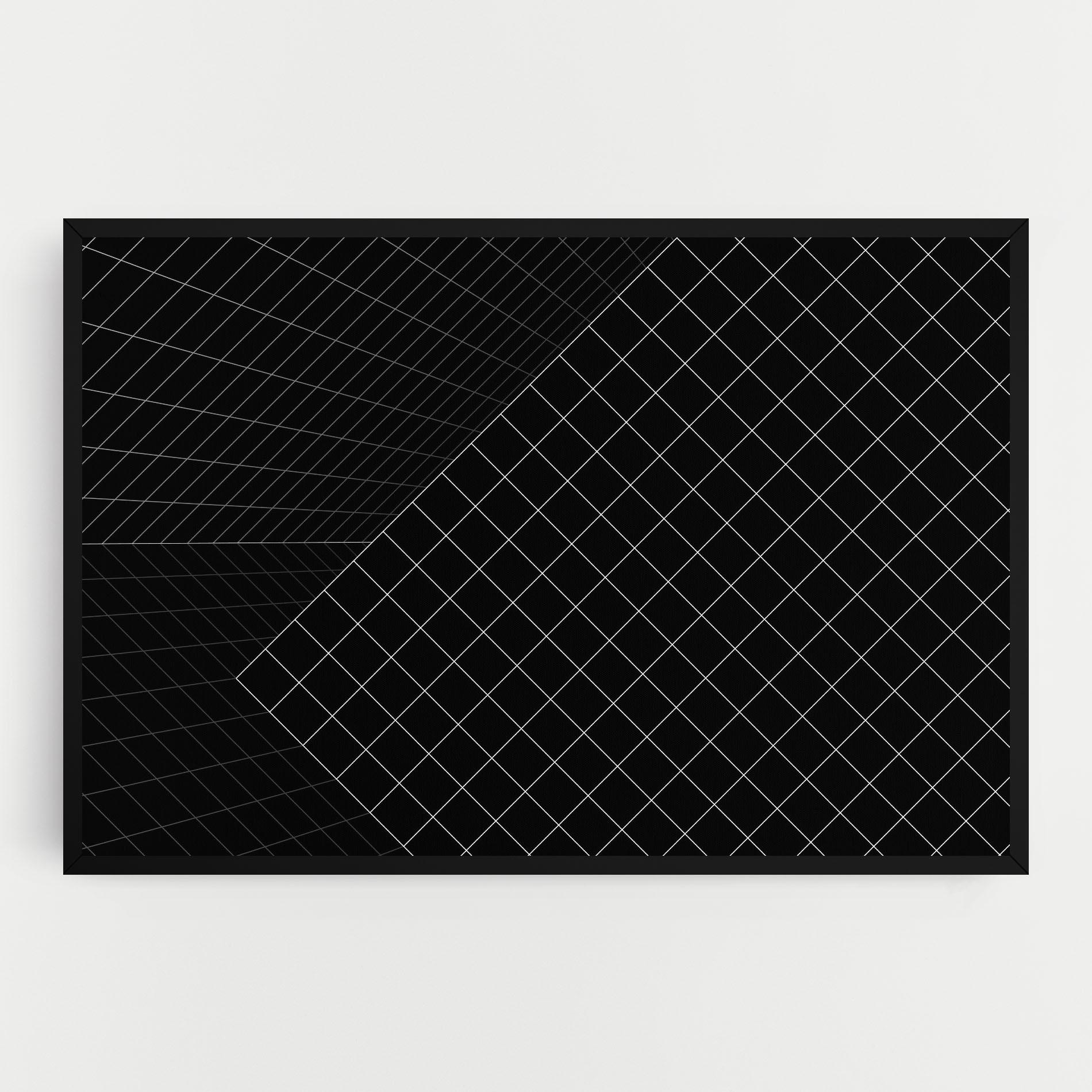 Leinwandbild Black Square mockup 0