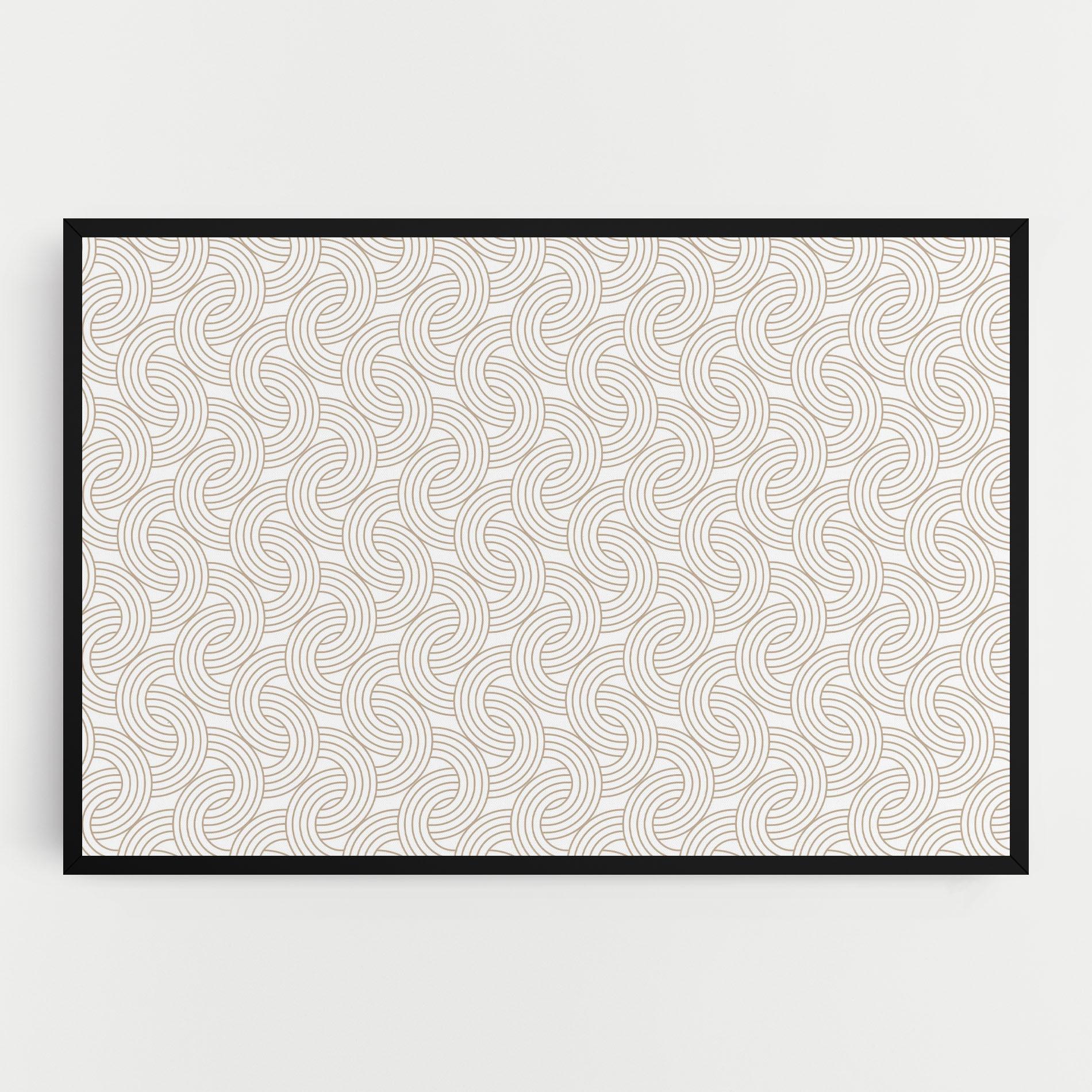 Leinwandbild Cream Lines mockup 0