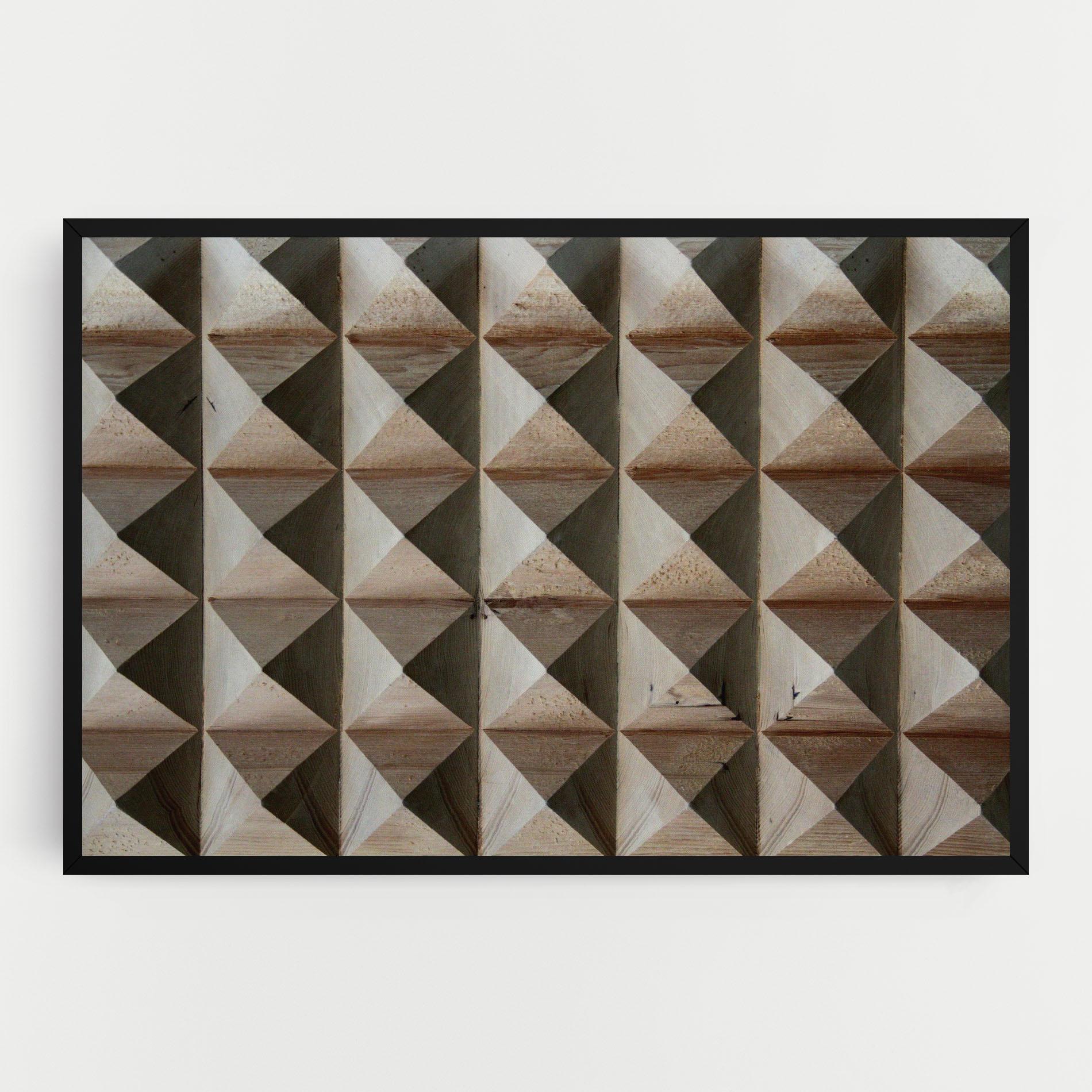 Leinwandbild Cream Pyramid mockup 0