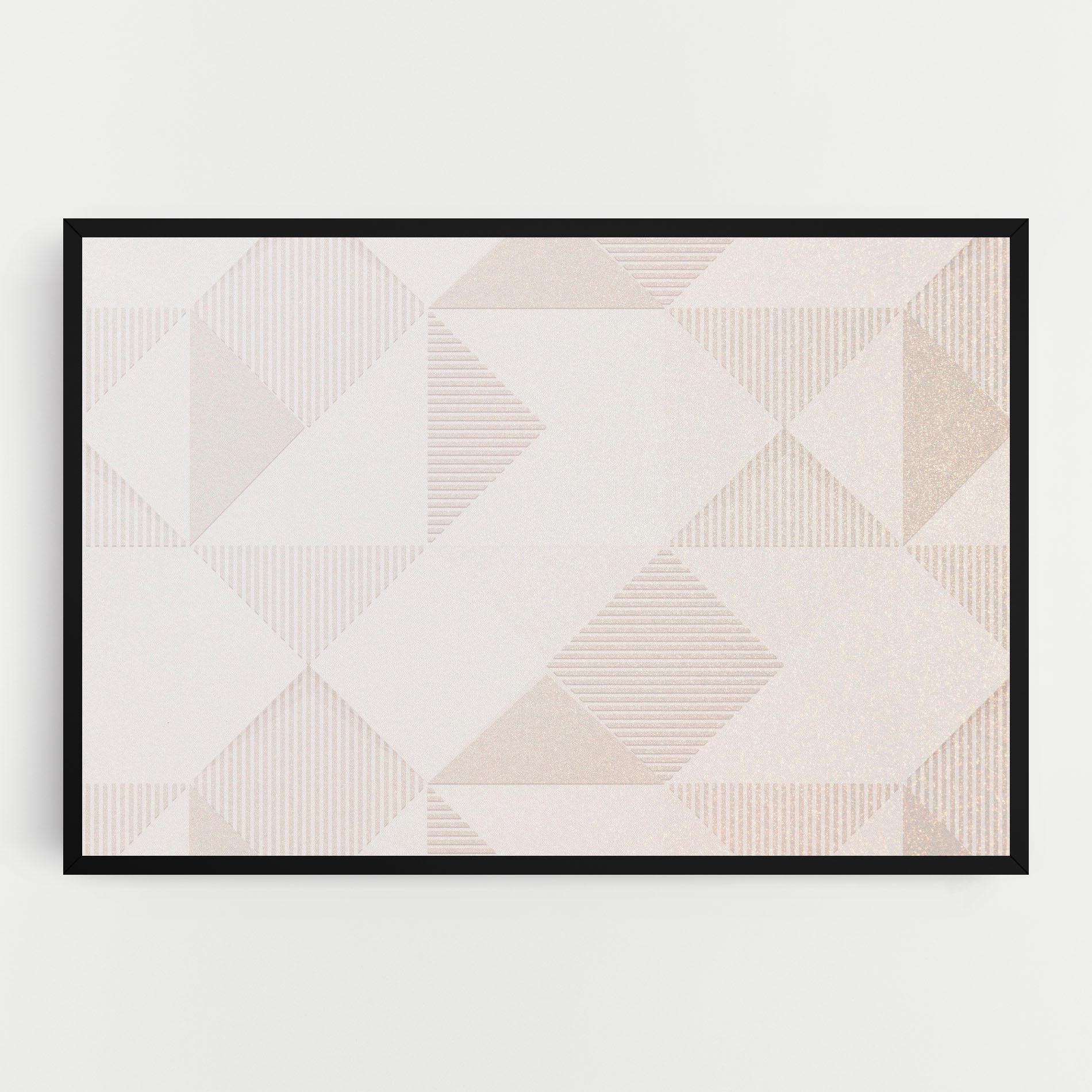 Leinwandbild Light Cream Rhombus mockup 0