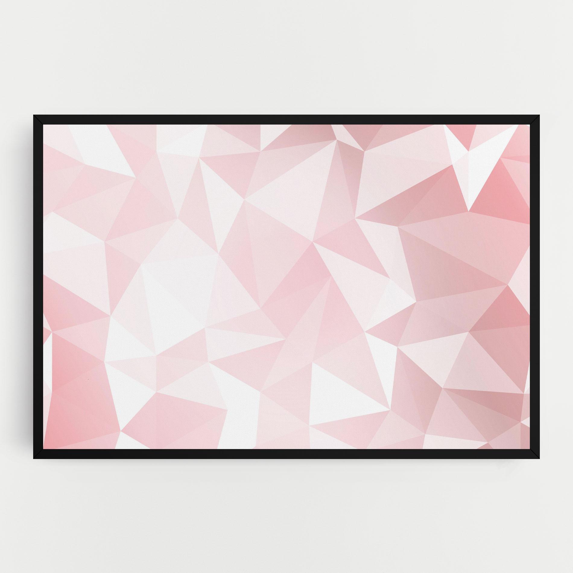 Leinwandbild Pink Triangle mockup 0