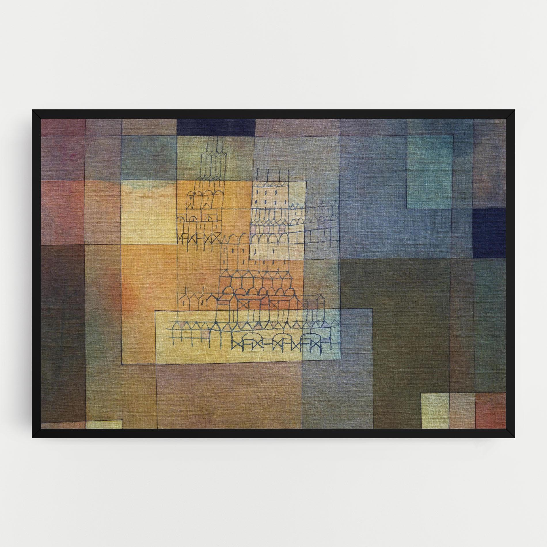 Leinwandbild Water Color Square mockup 0