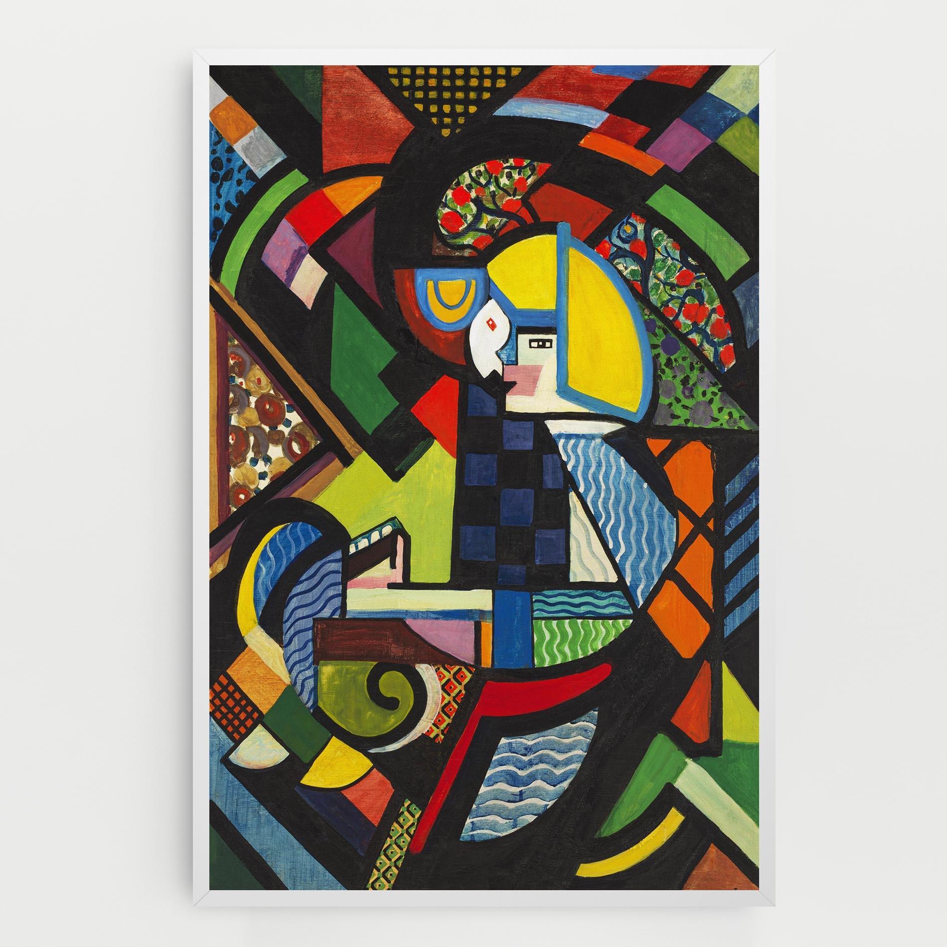 Leinwandbild Mix Color Shapes mockup 0