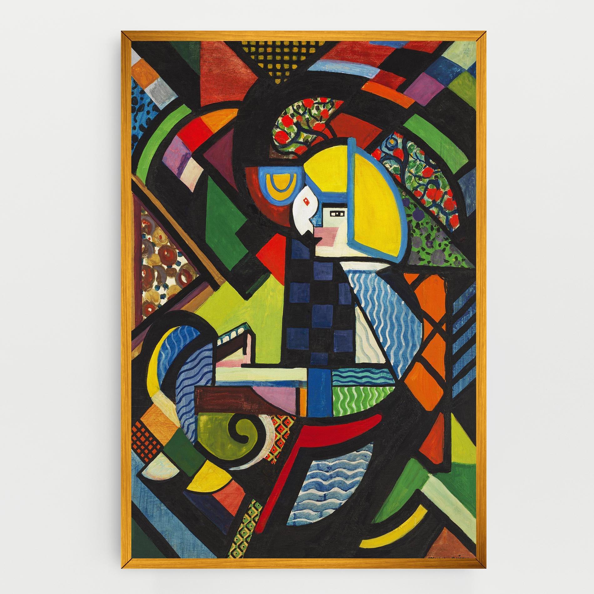 Leinwandbild Mix Color Shapes mockup 0