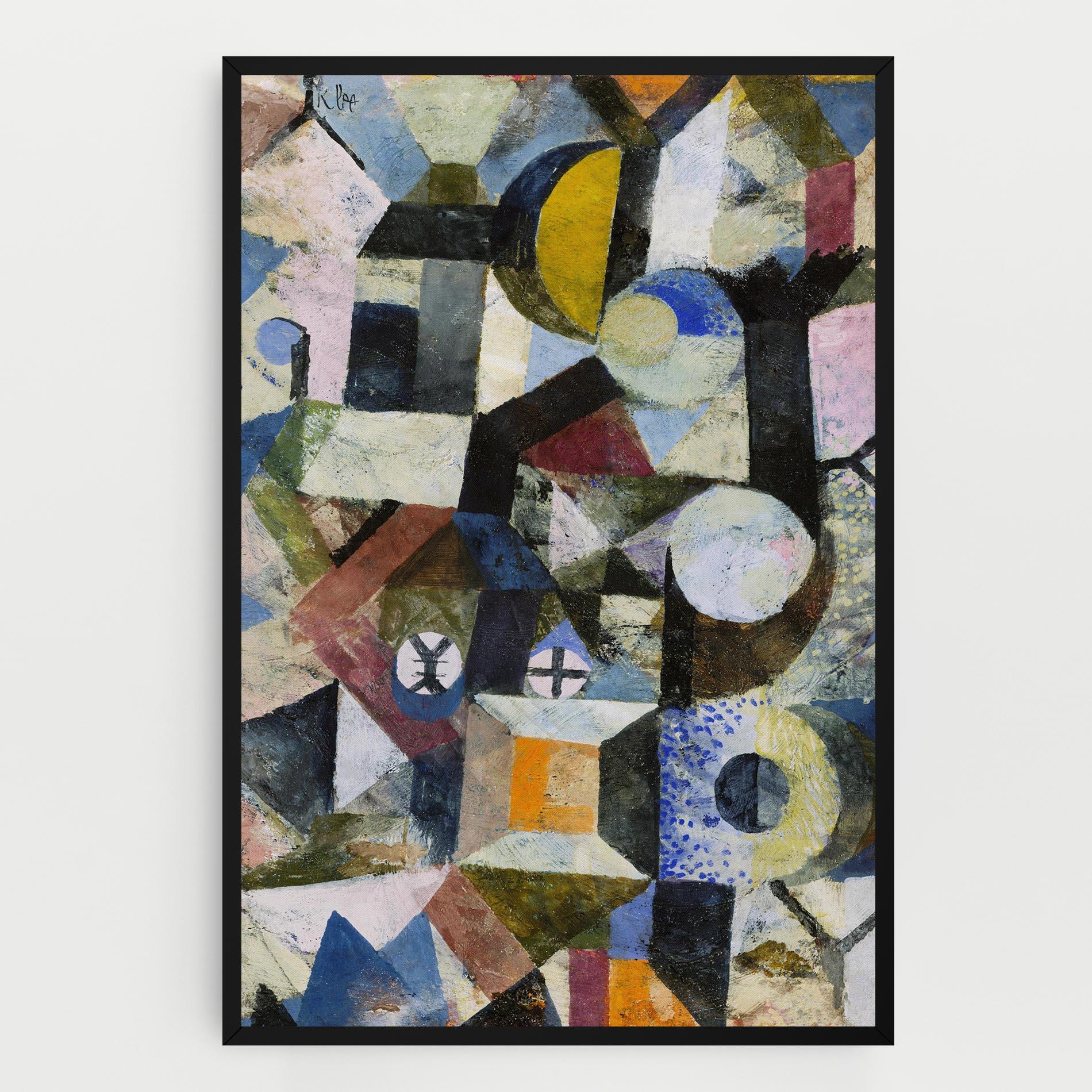 Leinwandbild Abstract Geometric mockup 0