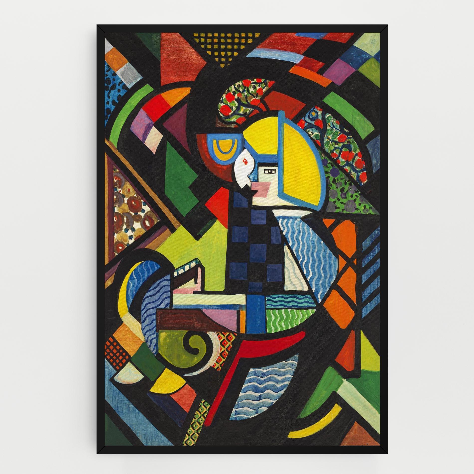 Leinwandbild Mix Color Shapes mockup 0