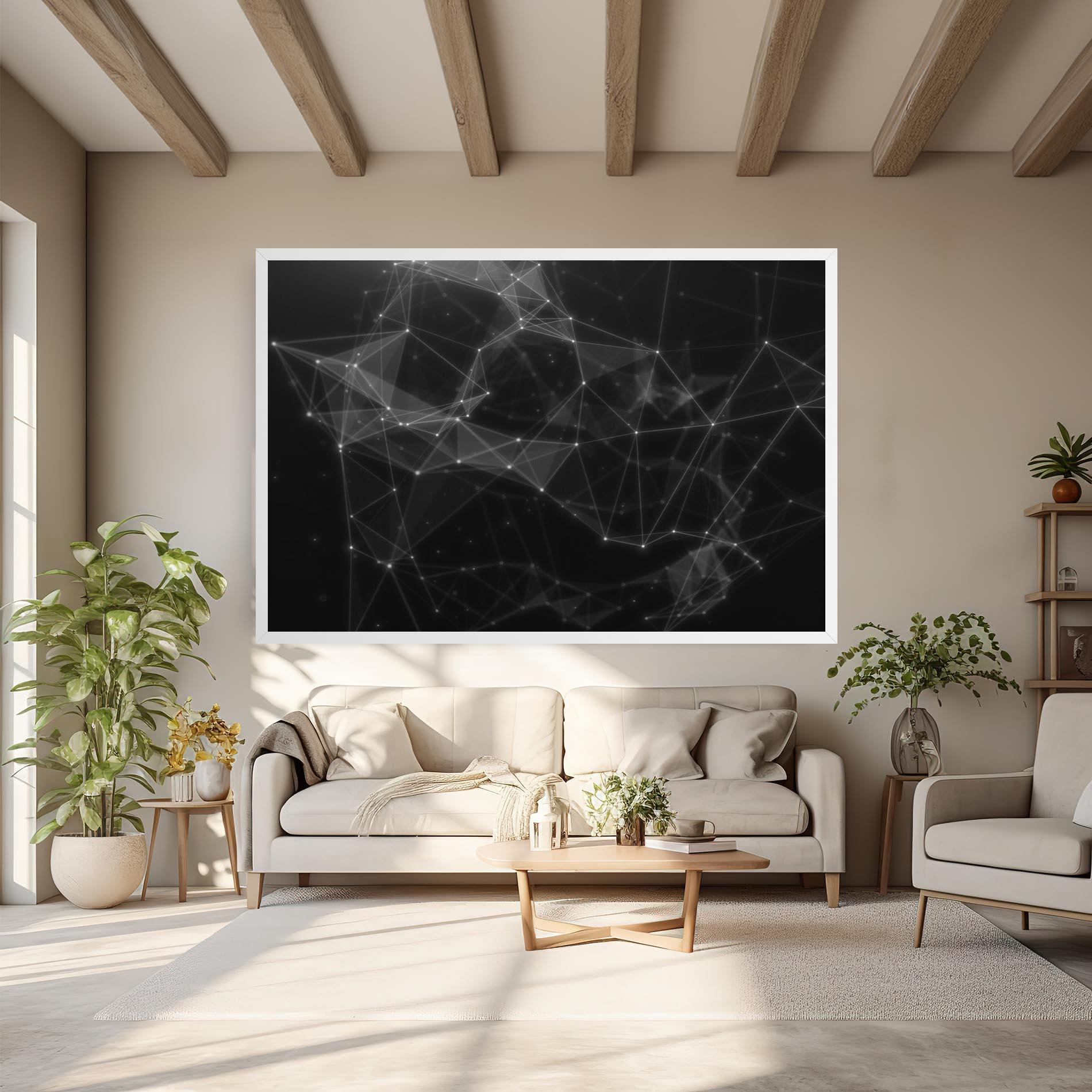 Leinwandbild Connecting Lines mockup 6