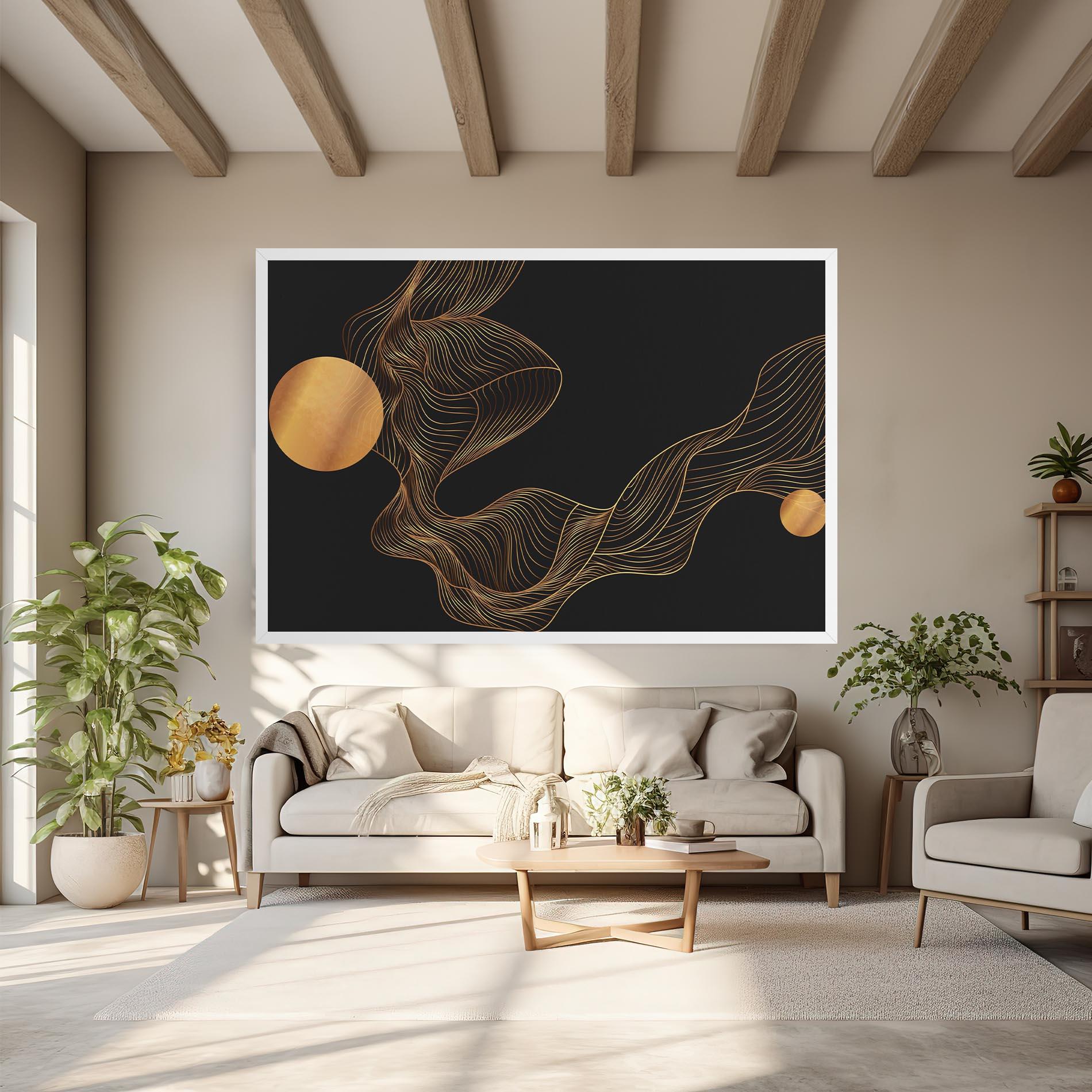 Leinwandbild Frecventa Abstracta mockup 6