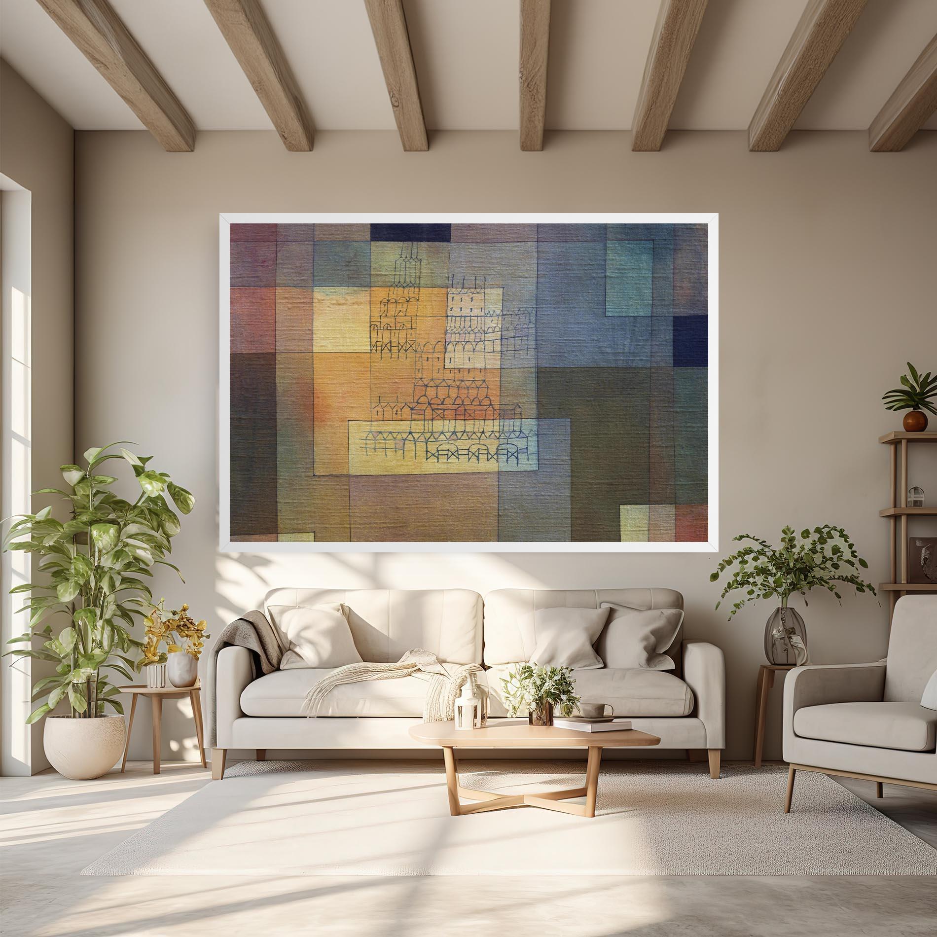 Leinwandbild Water Color Square mockup 6