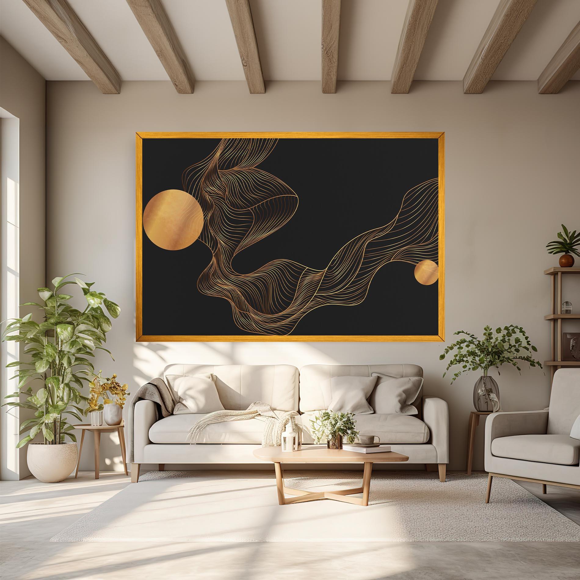 Leinwandbild Frecventa Abstracta mockup 6