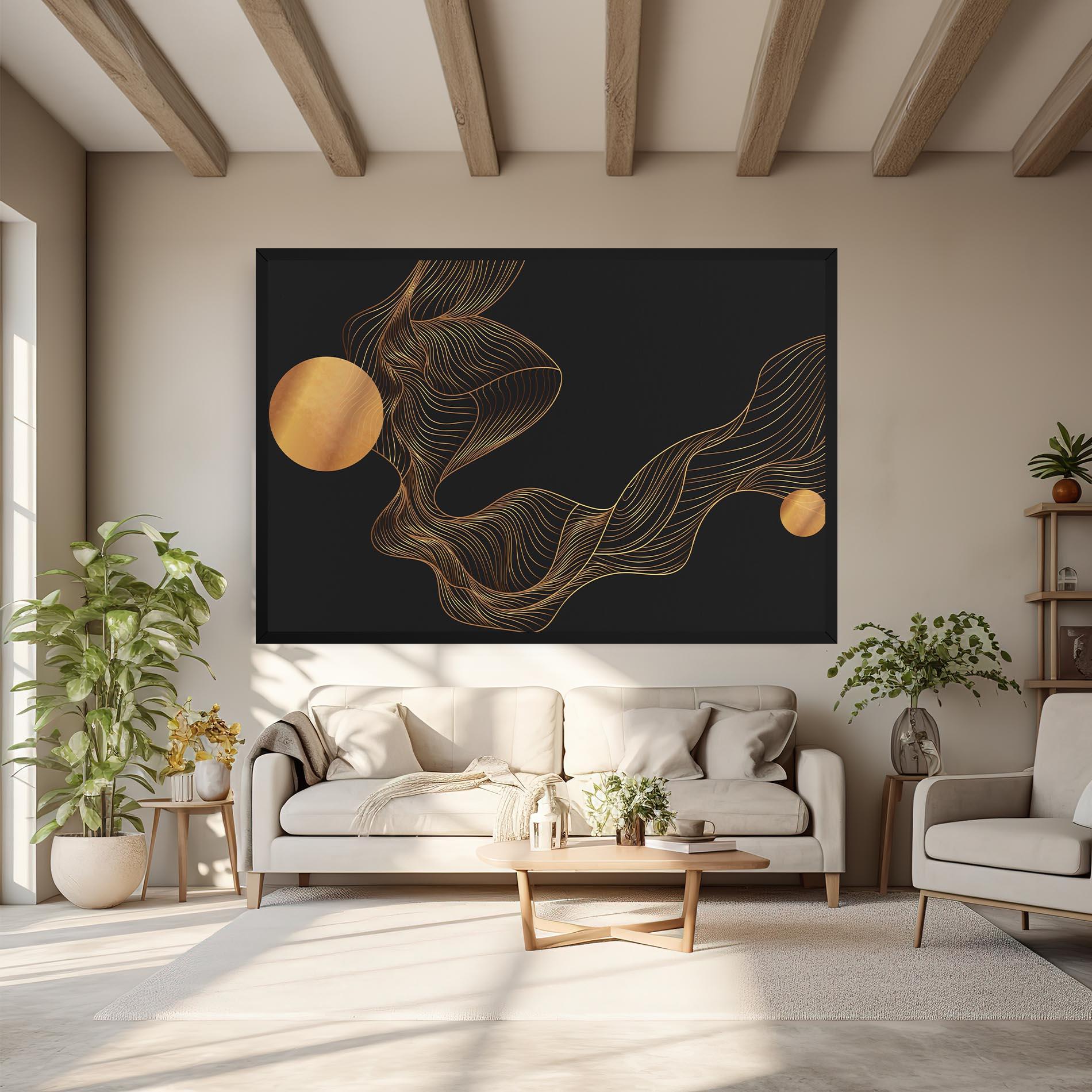 Leinwandbild Frecventa Abstracta mockup 6