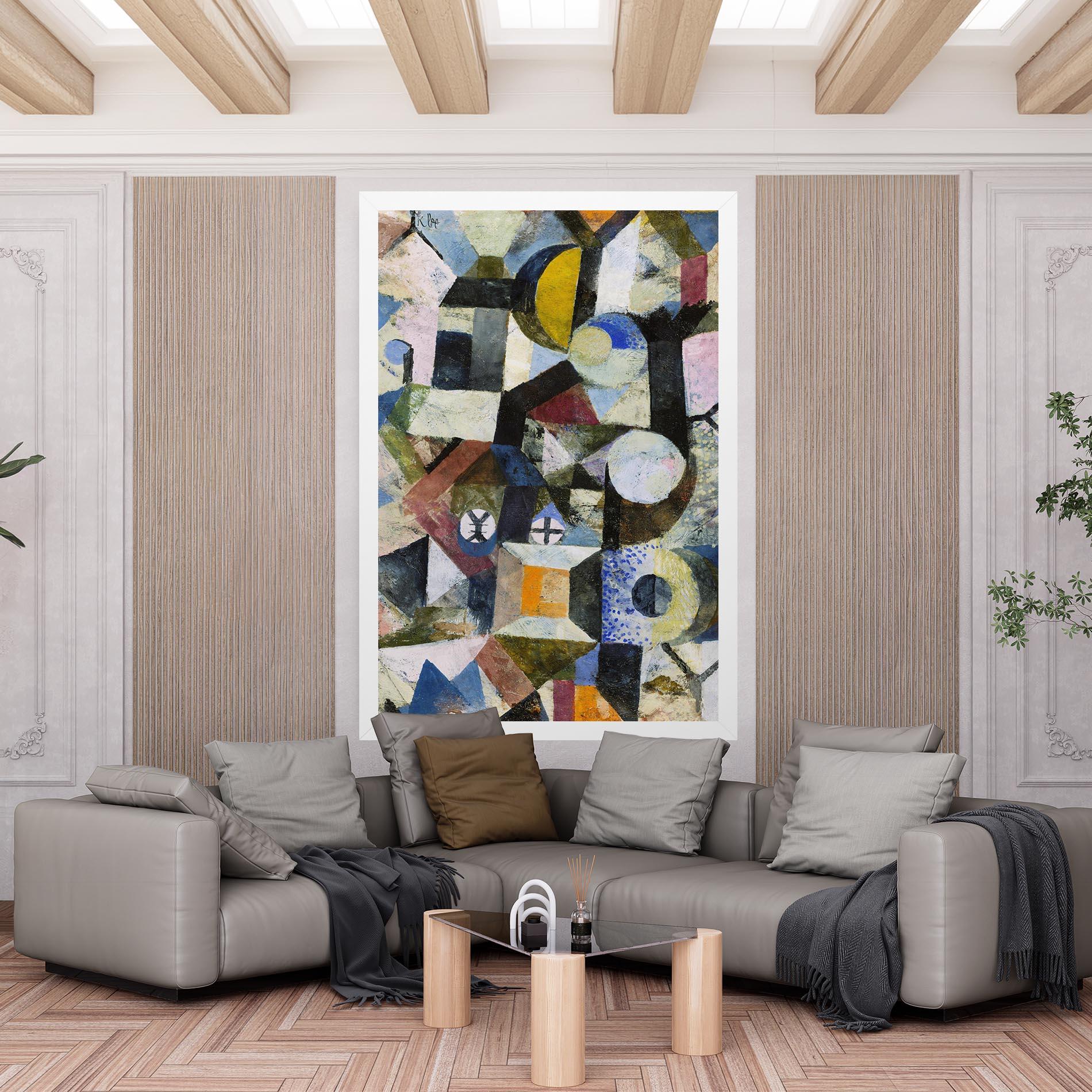 Leinwandbild Abstract Geometric mockup 6