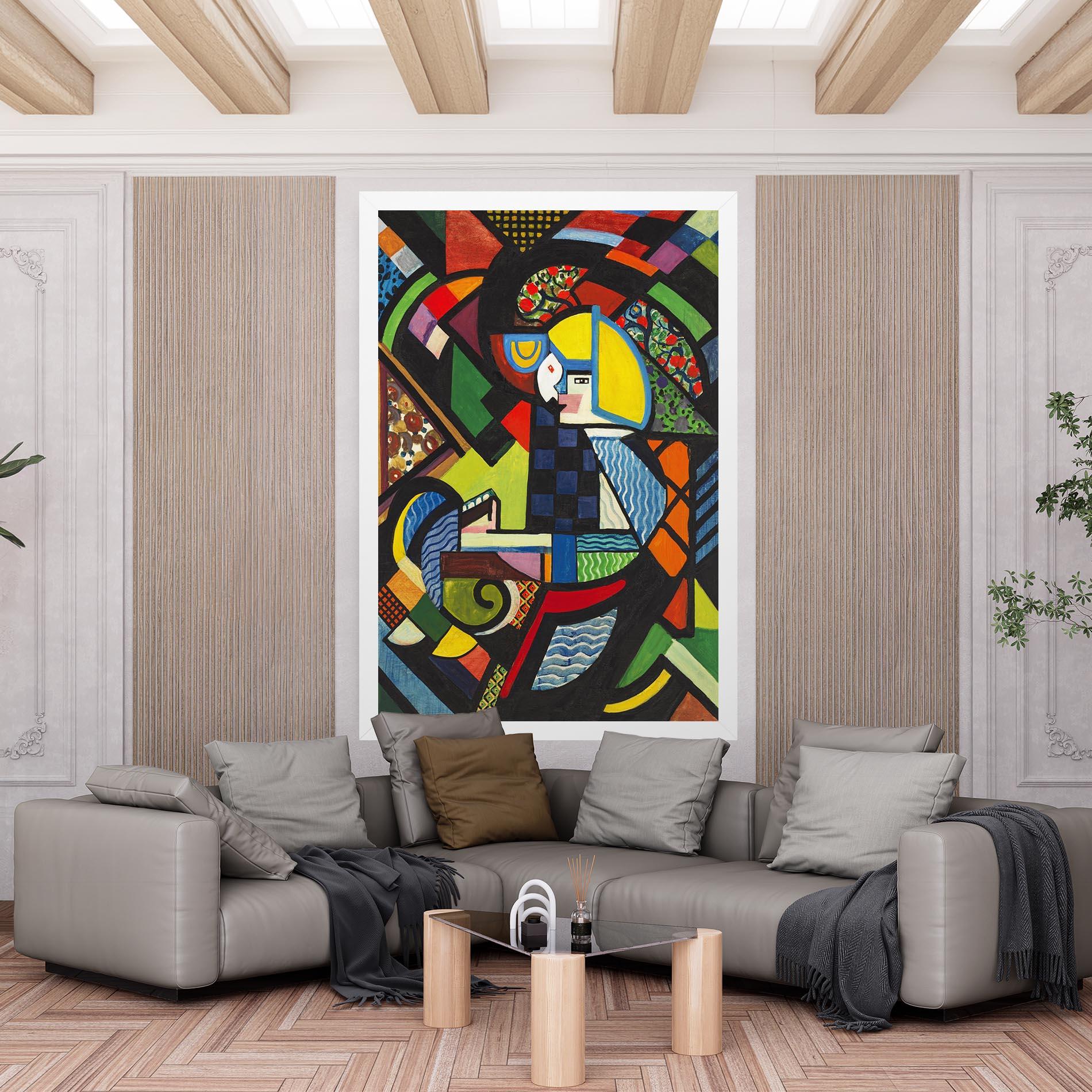 Leinwandbild Mix Color Shapes mockup 6