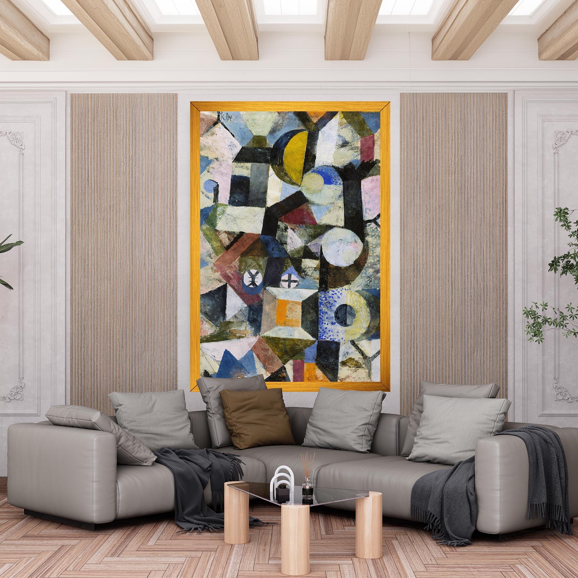 Leinwandbild Abstract Geometric mockup 6