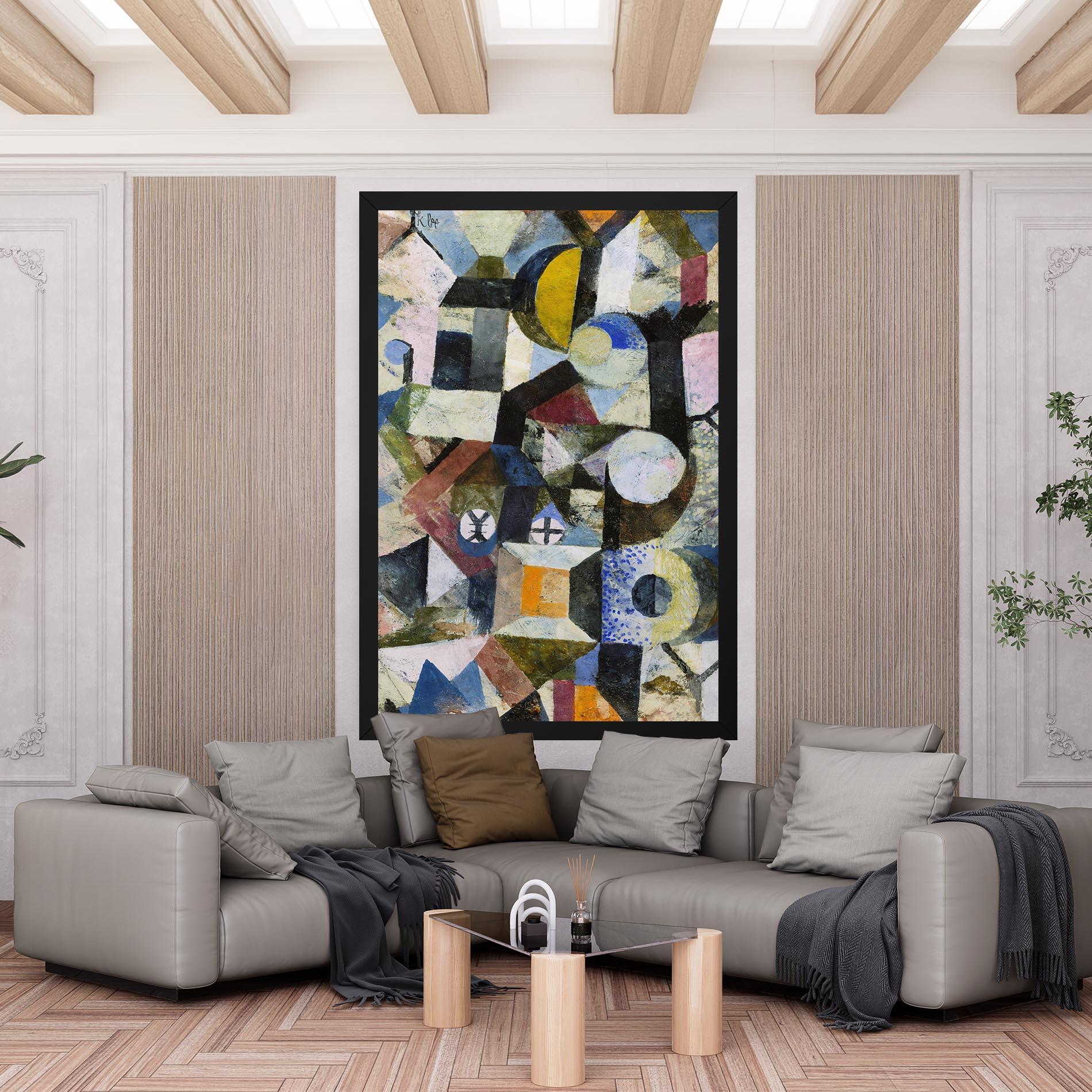 Leinwandbild Abstract Geometric mockup 6