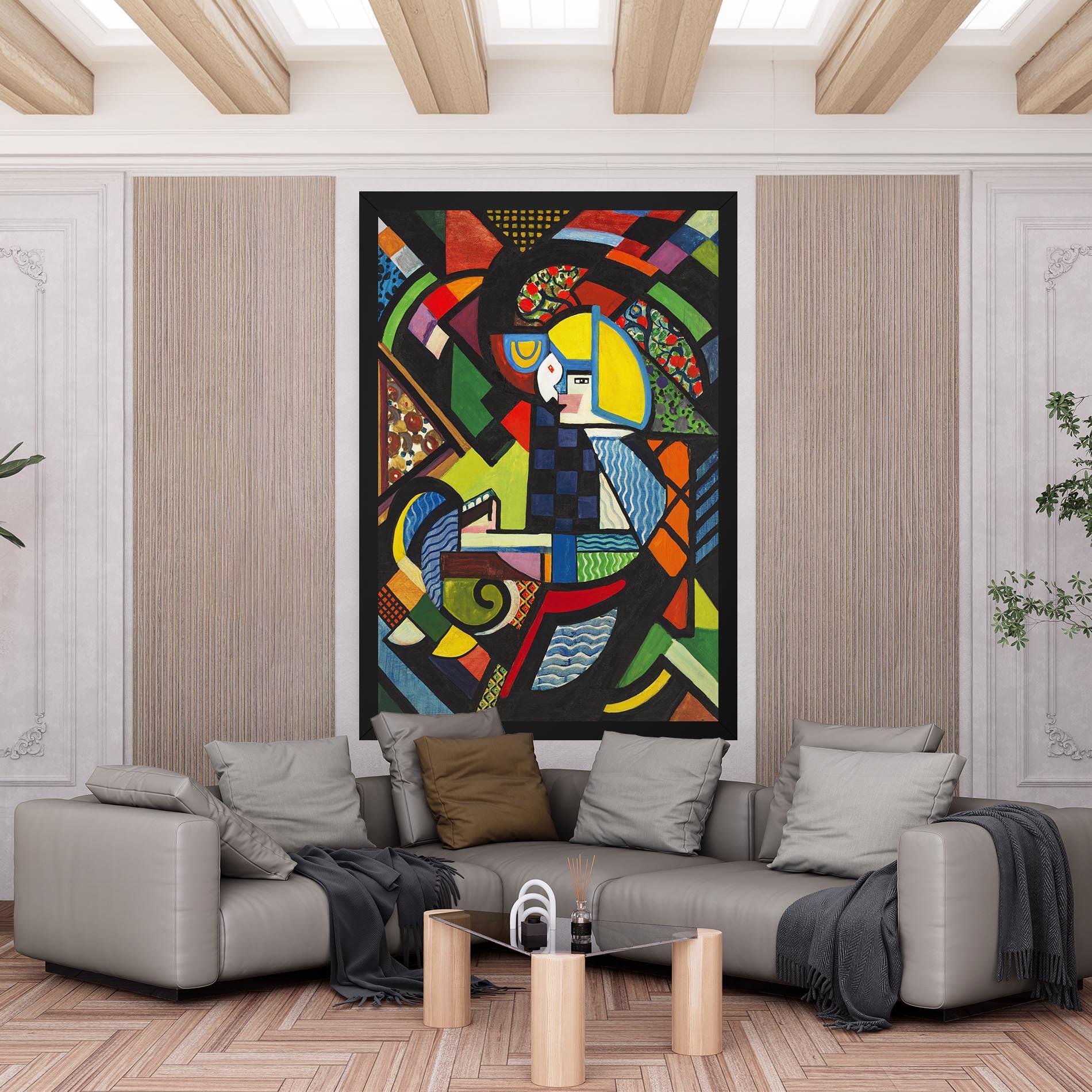 Leinwandbild Mix Color Shapes mockup 6