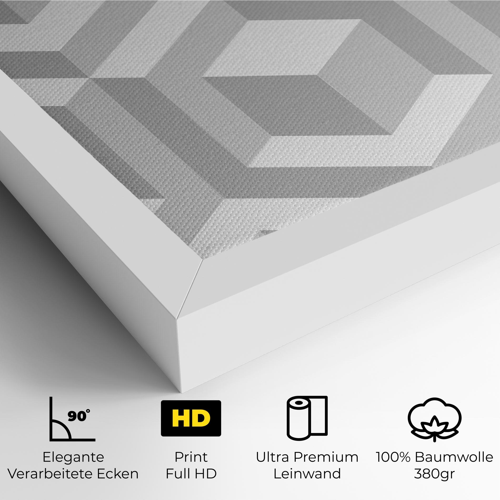 Leinwandbild 3d Square mockup 4