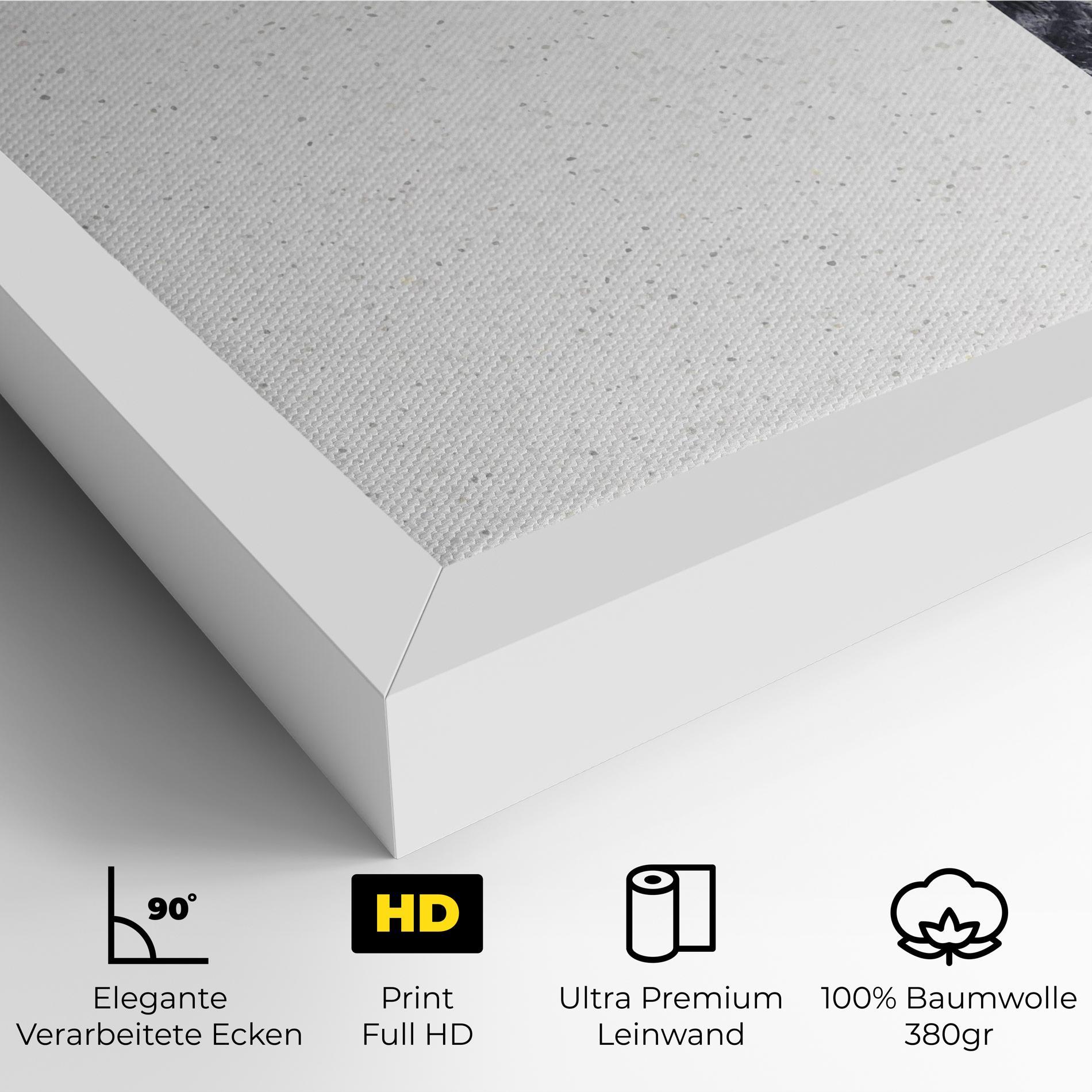 Leinwandbild Big Hexagon mockup 4