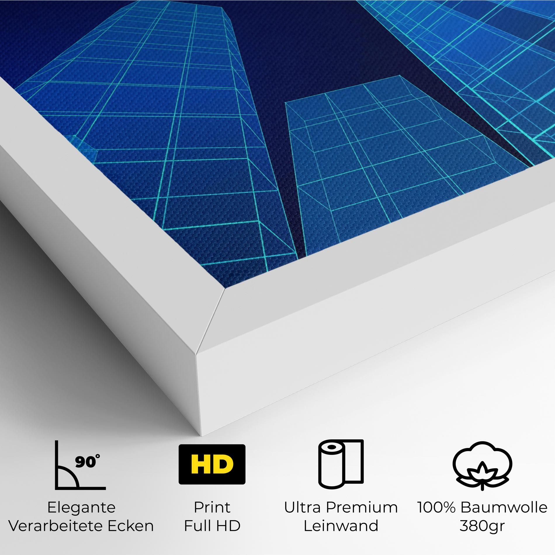 Blue Buildings mockup 4