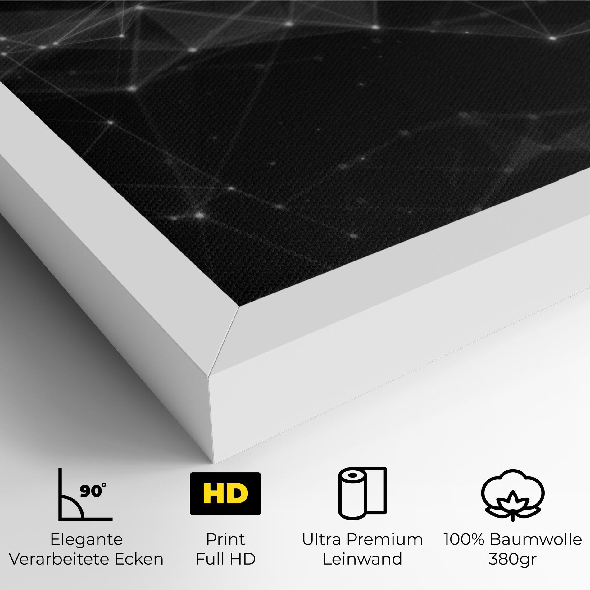 Leinwandbild Connecting Lines mockup 4