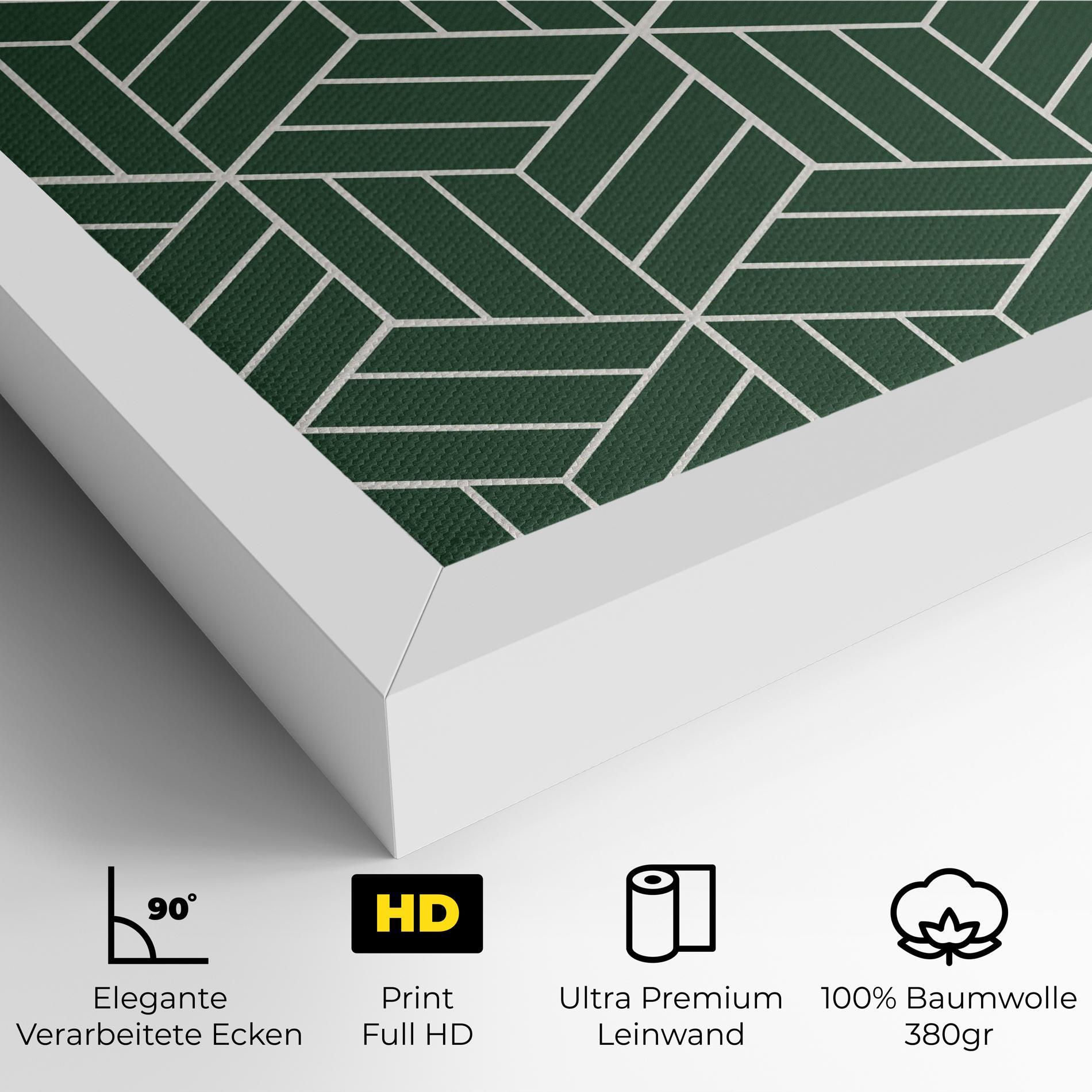 Leinwandbild Green Square mockup 4