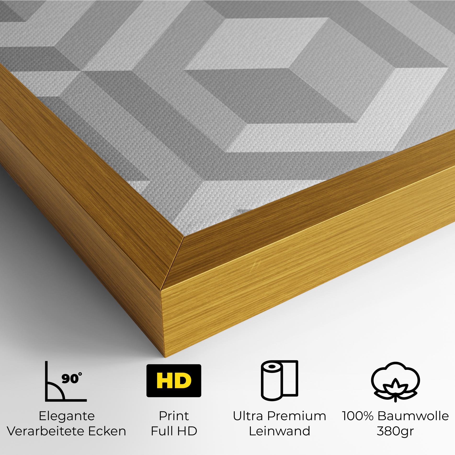 Leinwandbild 3d Square mockup 4